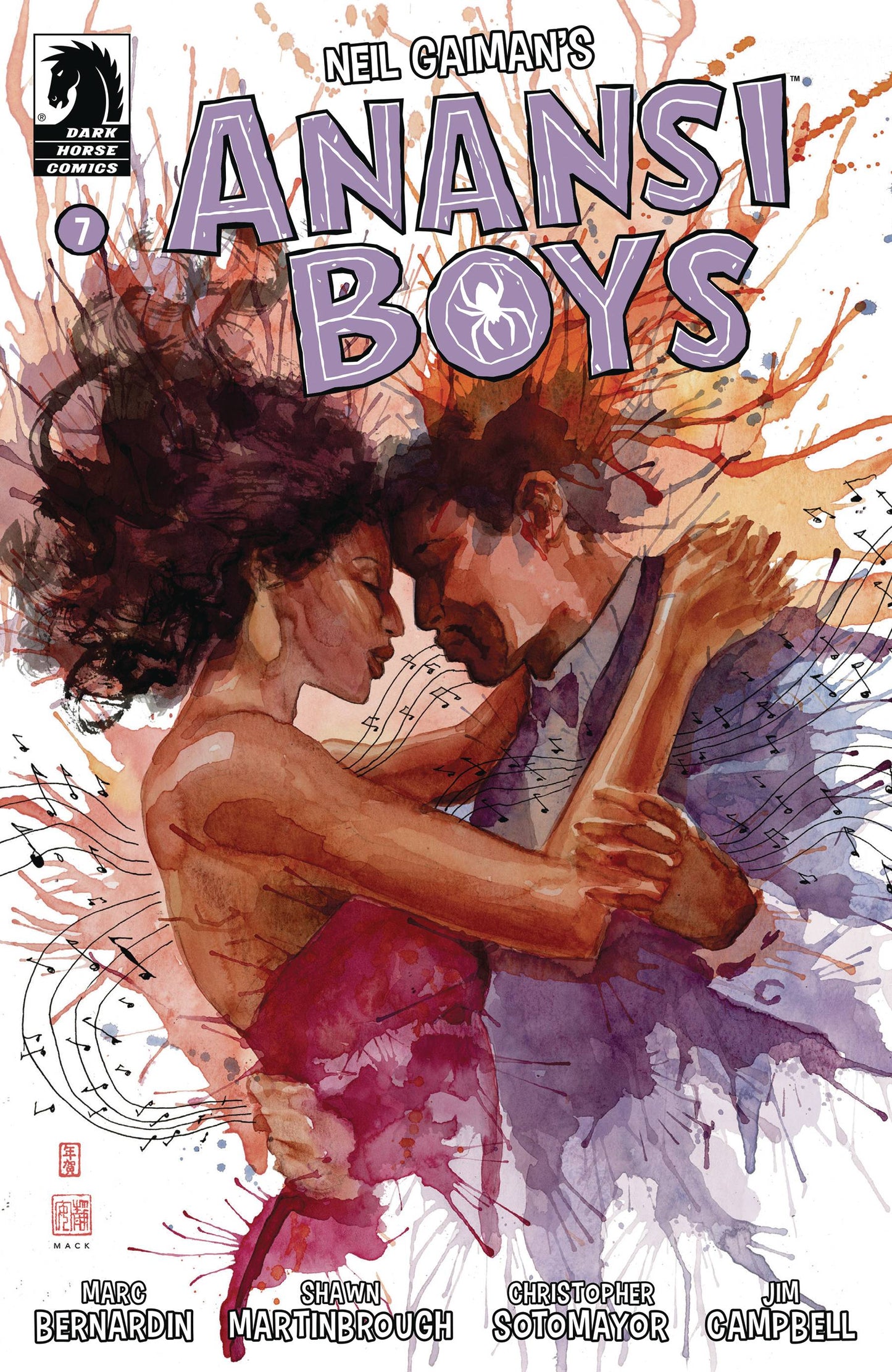 Anansi Boys I #7 A David Mack Neil Gaiman (01/08/2025) Dark Horse