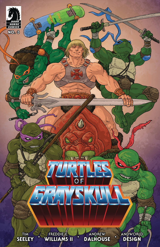 Masters Of Universe Tmnt Turtles Of Grayskull #3 C Villa Variant (12/04/2024) Dark Horse