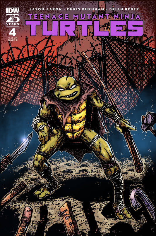 Teenage Mutant Ninja Turtles Tmnt 2024 #4 C Kevin Eastman Variant (11/27/2024) Idw