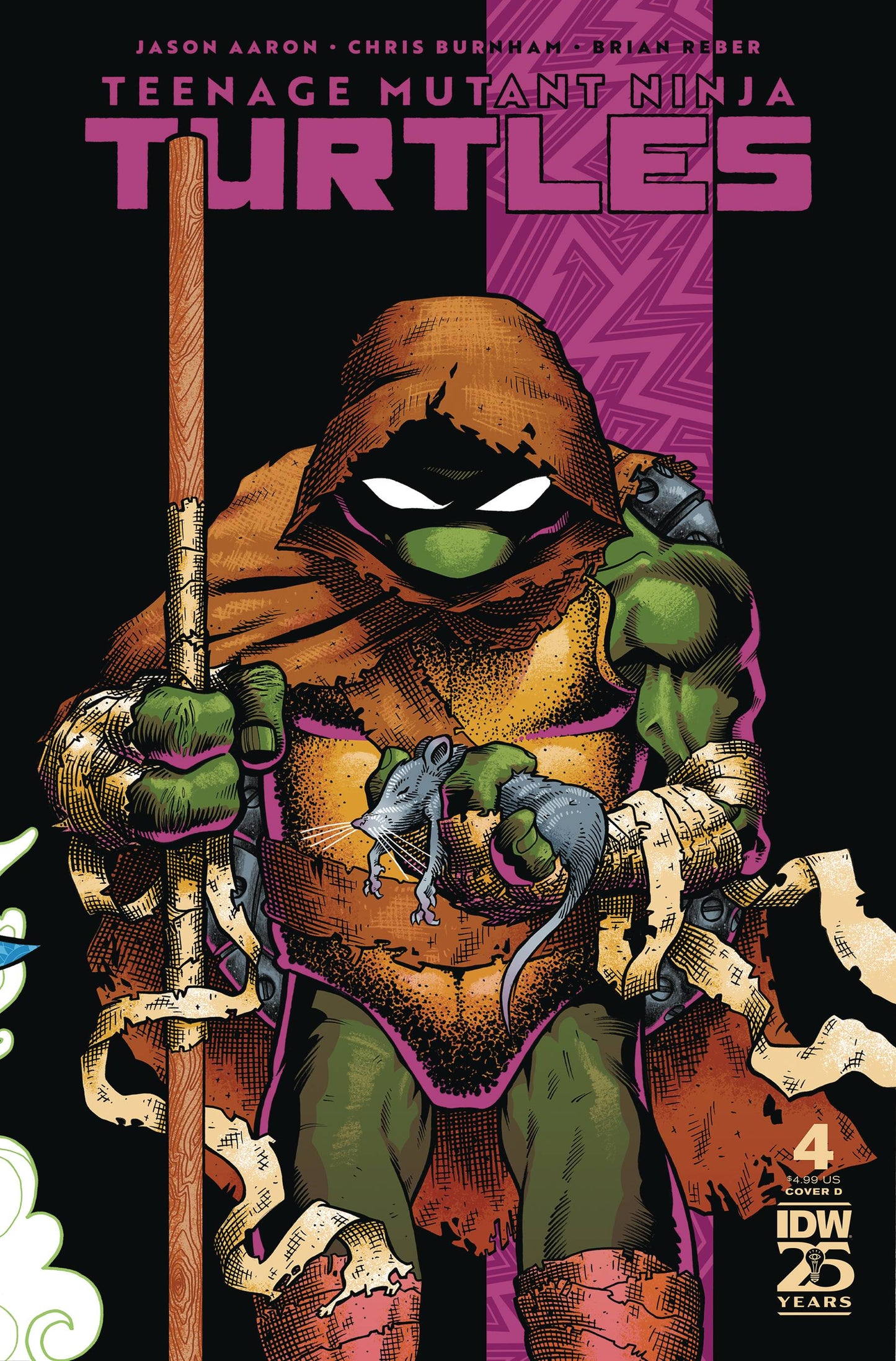 Teenage Mutant Ninja Turtles Tmnt 2024 #4 D J Gonzo Variant (11/27/2024) Idw