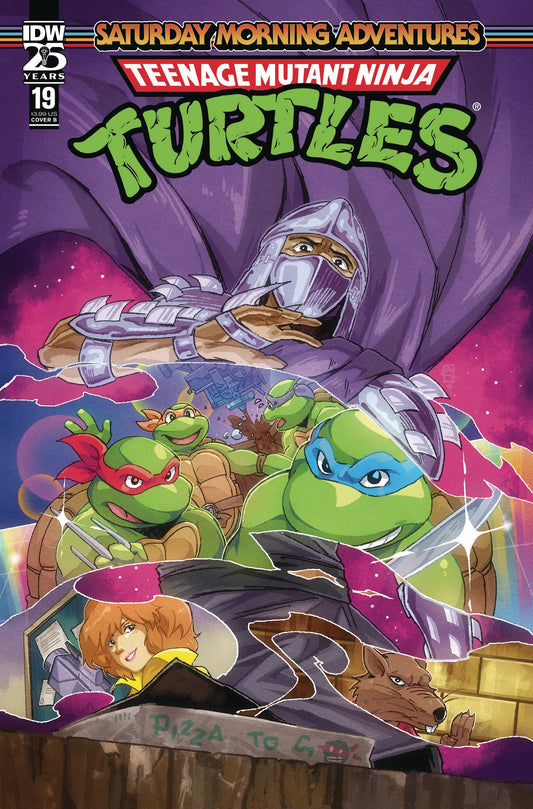 Teenage Mutant Ninja Turtles Tmnt Saturday Morning Adv #19 B Miles Arq Variant (11/27/2024) Idw