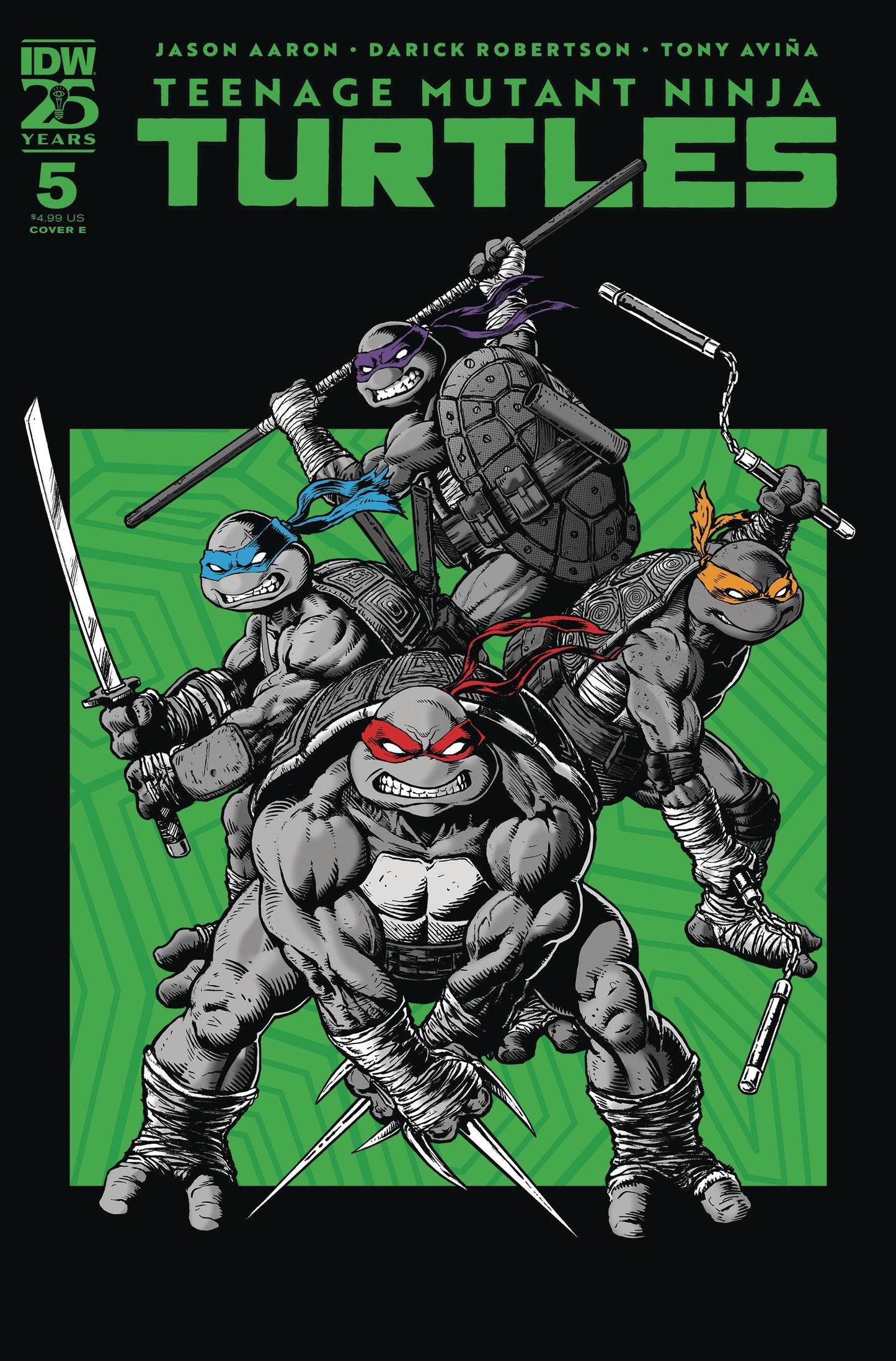 Teenage Mutant Ninja Turtles Tmnt 2024 #5 E Darick Robertson Variant (12/18/2024) Idw