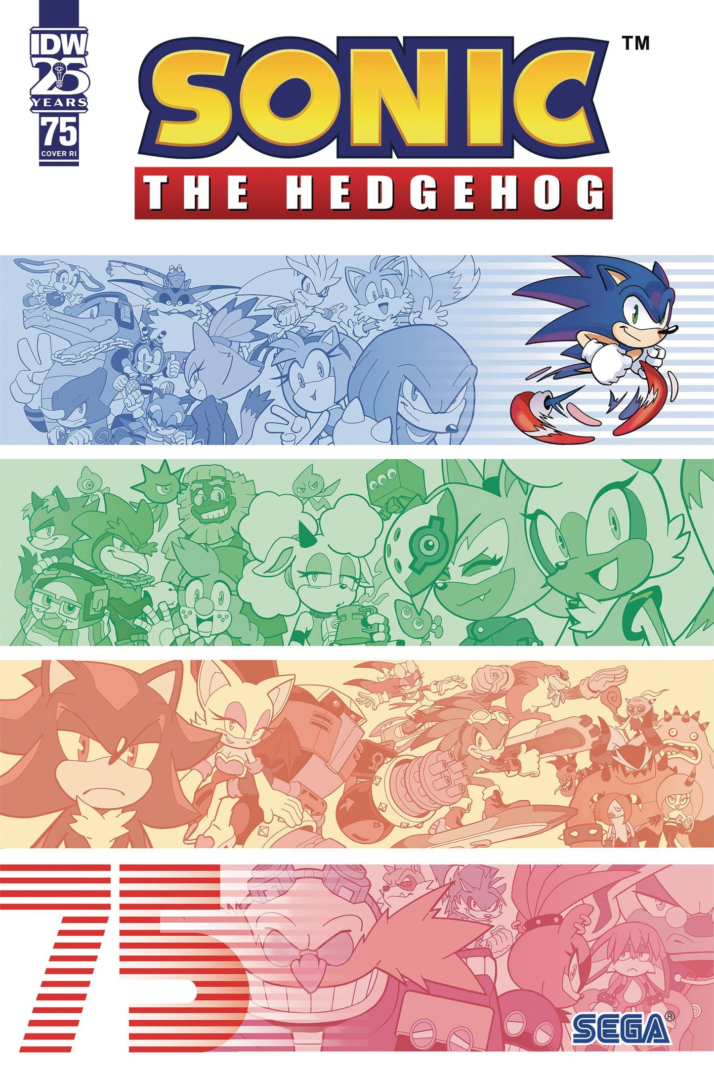 Sonic The Hedgehog #75 E 1:25 Tracy Yardley Variant (12/11/2024) Idw