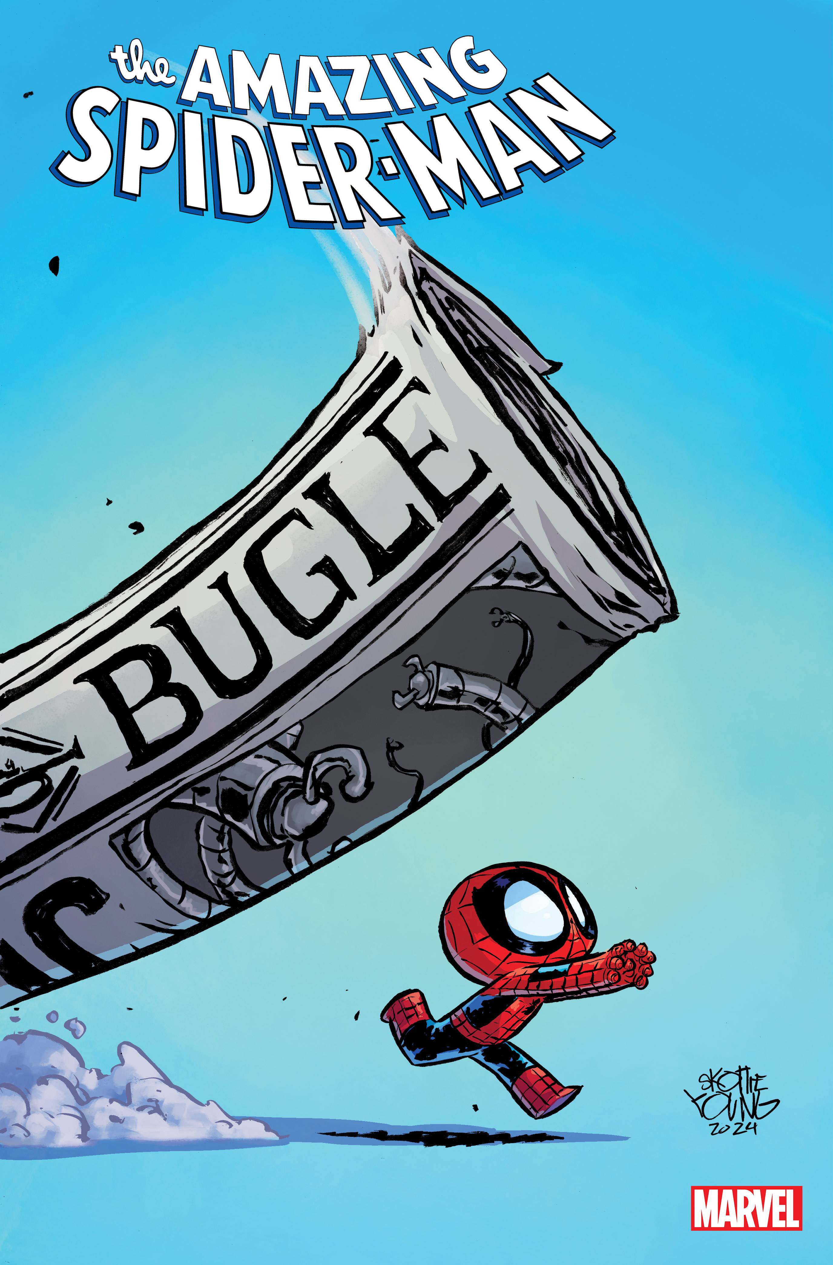 marvel アメコミskottie young カバー61冊　スパイダーマン他 Amazing Spider-Man #61 A1 Cover Set Of 7 Books 1:25 1:100 (11/13/2024)