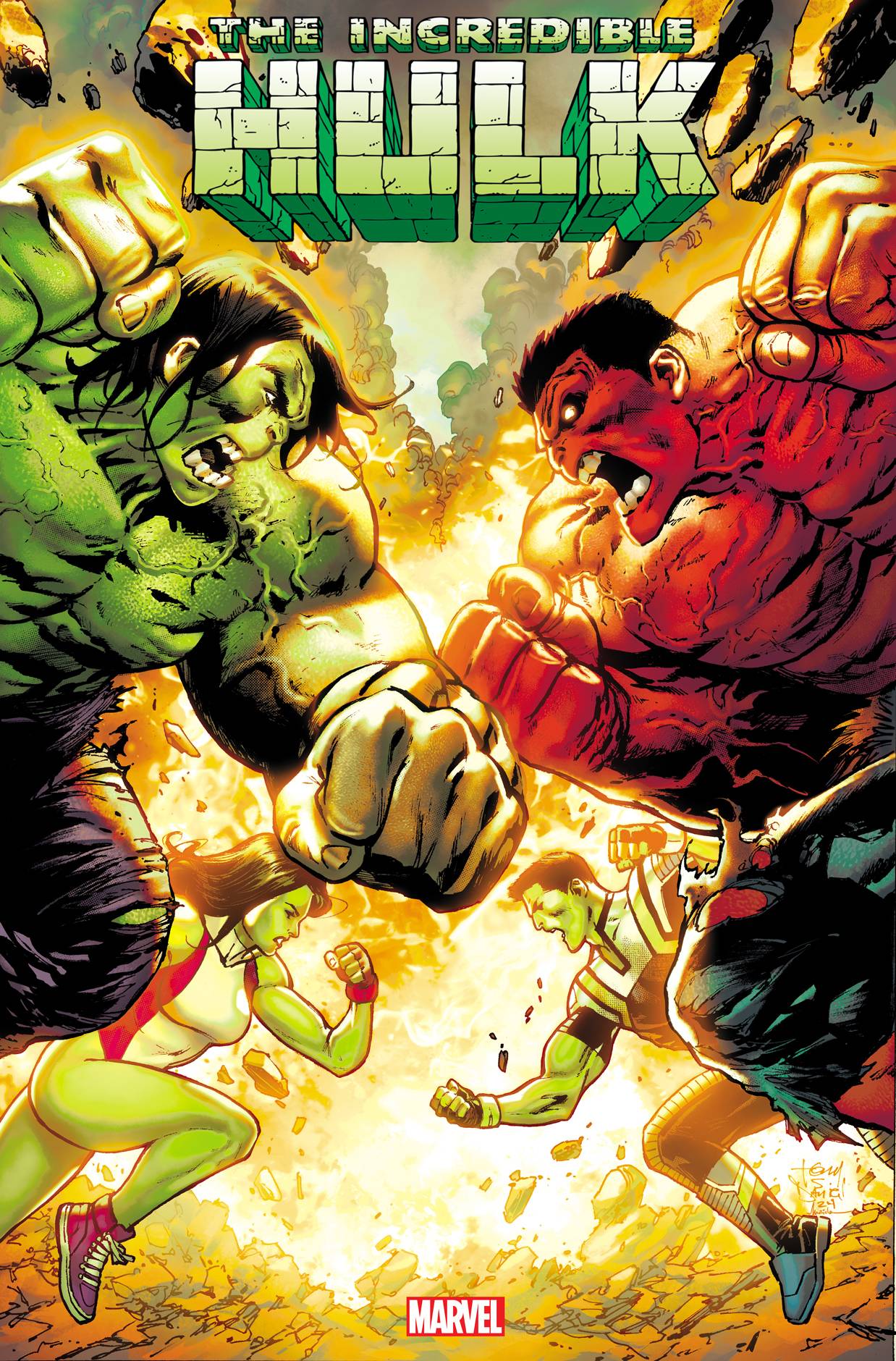 Incredible Hulk #19 F 1:25 Tony Daniel Variant (11/27/2024) Marvel