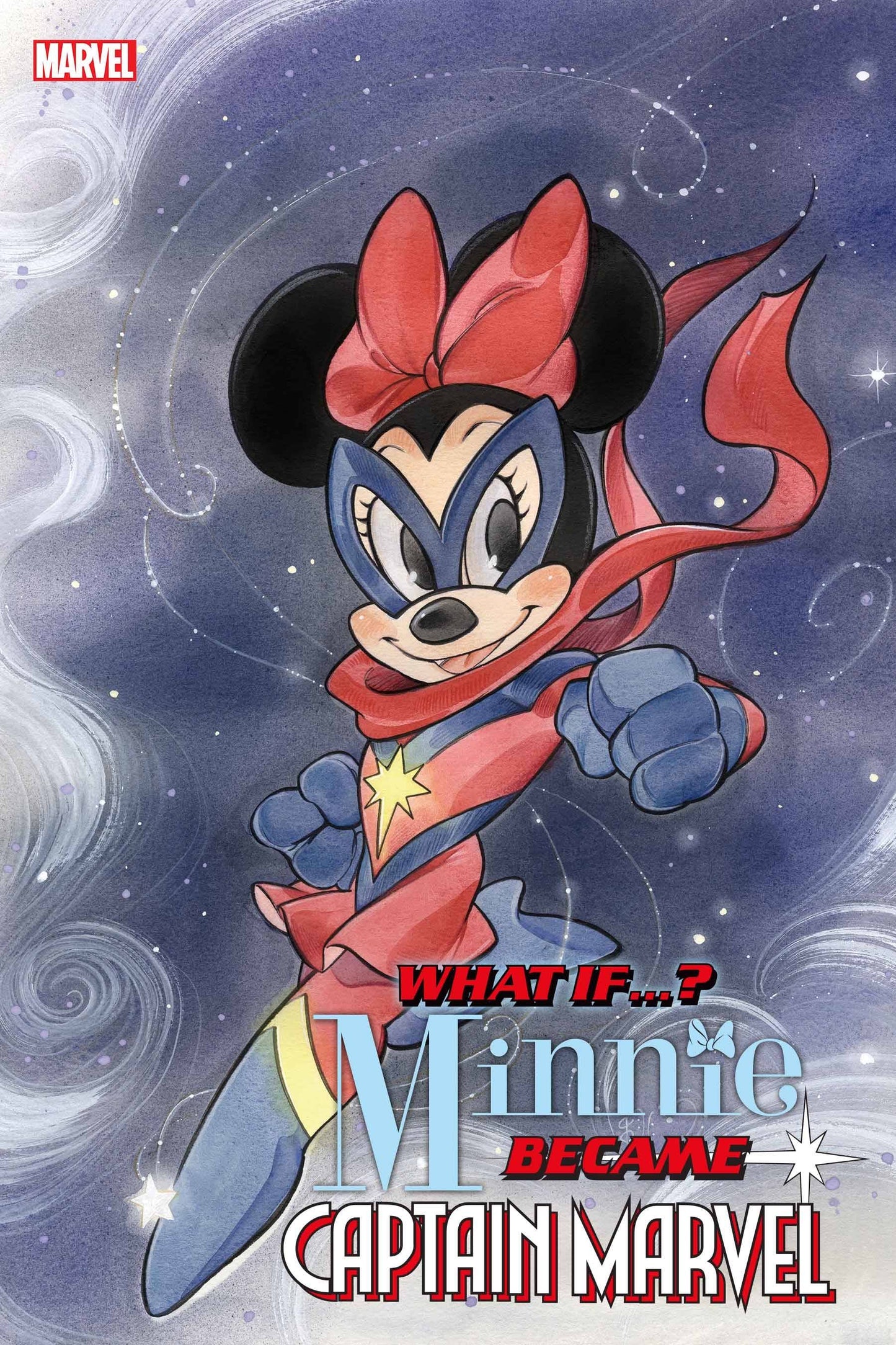 What If Minnie Became Captain Marvel #1 E Peach Momoko Variant (11/20/2024) Marvel