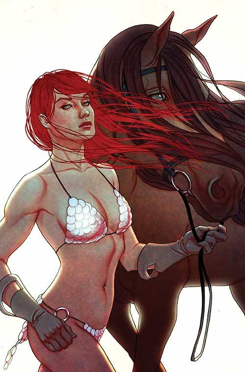 Red Sonja 2023 #13 R 1:15 Jenny Frison Modern Icon Virgin Variant (09/04/2024) Dynamite