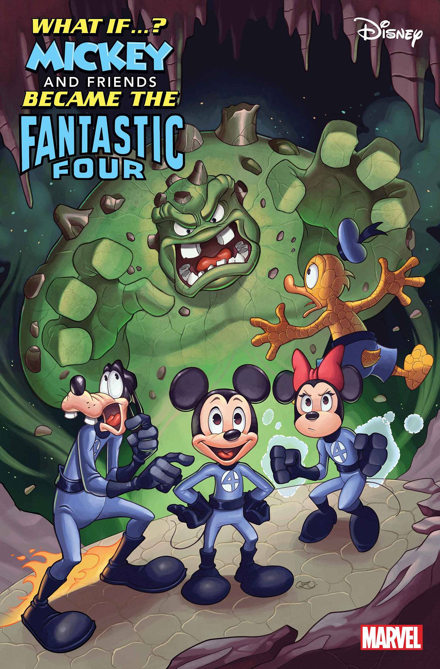 Marvel & Disney What If...? Mickey & Friends Became The Fantastic Four #1 A1 Cover Set Of 7 Books 1:50 1:100 (01/08/2025) Marvel