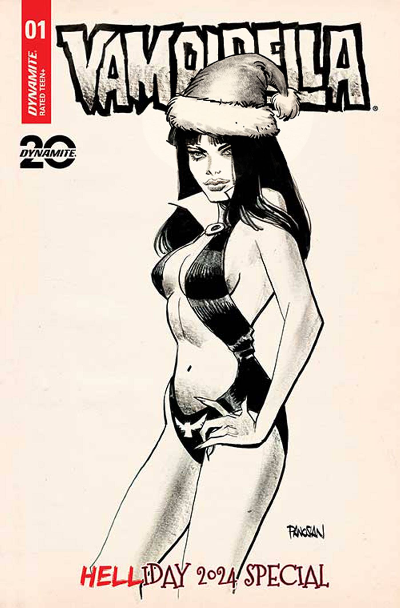 Vampirella Helliday 2024 Sp #1 C Dan Panosian Variant (12/25/2024) Dynamite