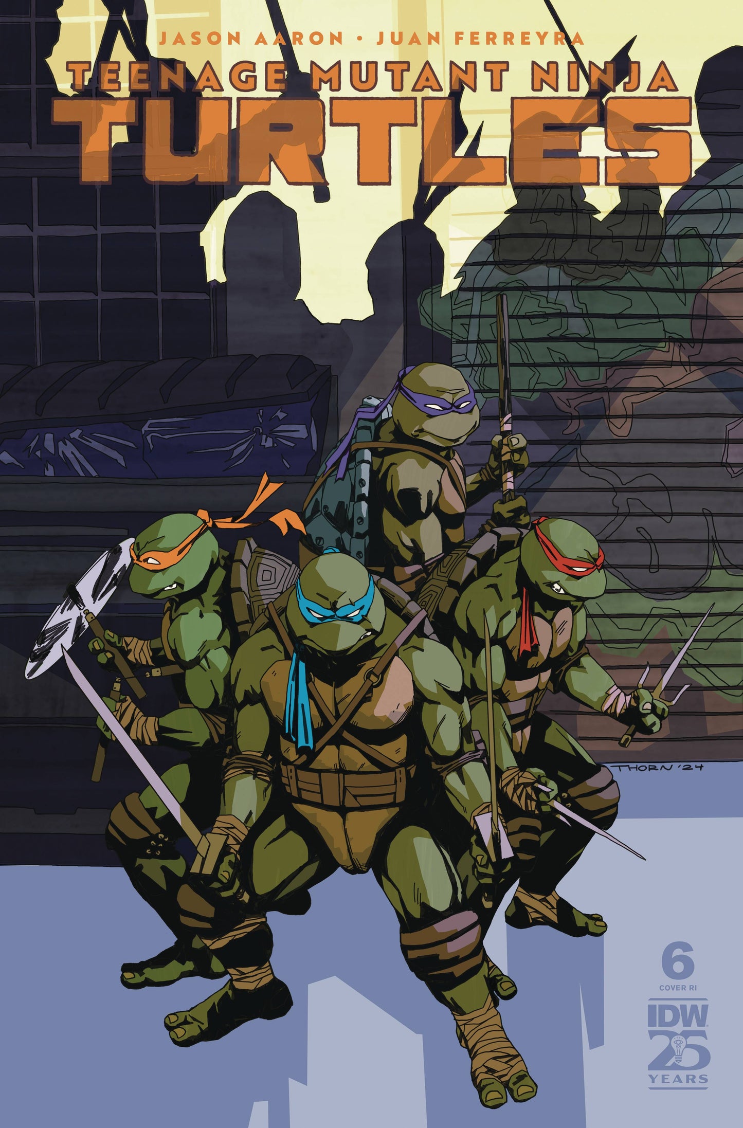 Teenage Mutant Ninja Turtles #6 A1 Cover Set Of 6 1:10 1:25 1:50 (01/29/2025) Idw