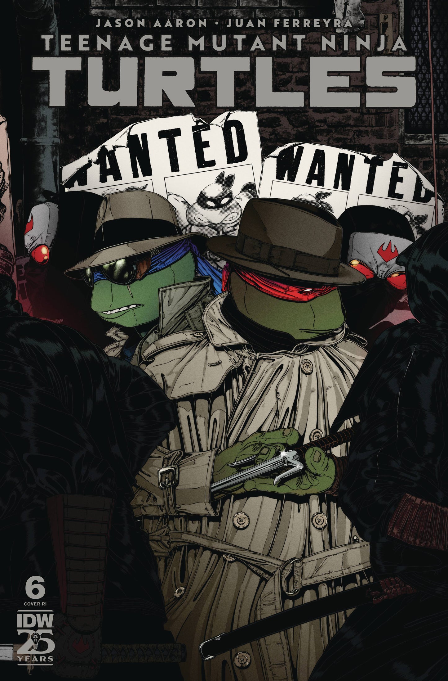 Teenage Mutant Ninja Turtles #6 A1 Cover Set Of 6 1:10 1:25 1:50 (01/29/2025) Idw