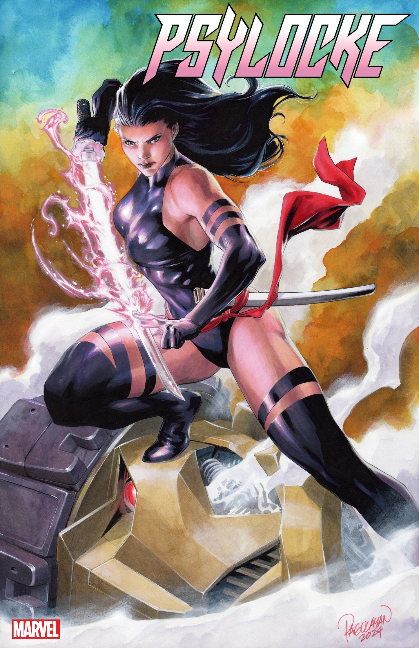 Psylocke #3 A1 Cover Set Of 5 1:25 1:100 (01/29/2025) Marvel