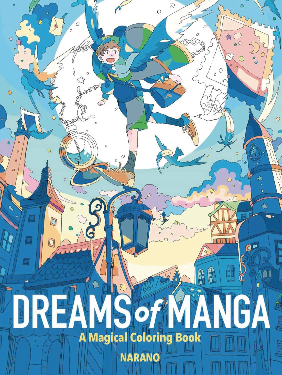 Dreams Of Manga Magical Coloring Book (02/12/2025) Andrews Mcmeel