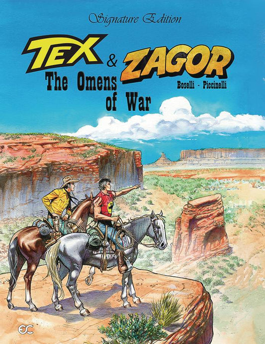 Tex & Zagor Omens Of War Hc Signature Ed (02/26/2025) Epicenter Comics