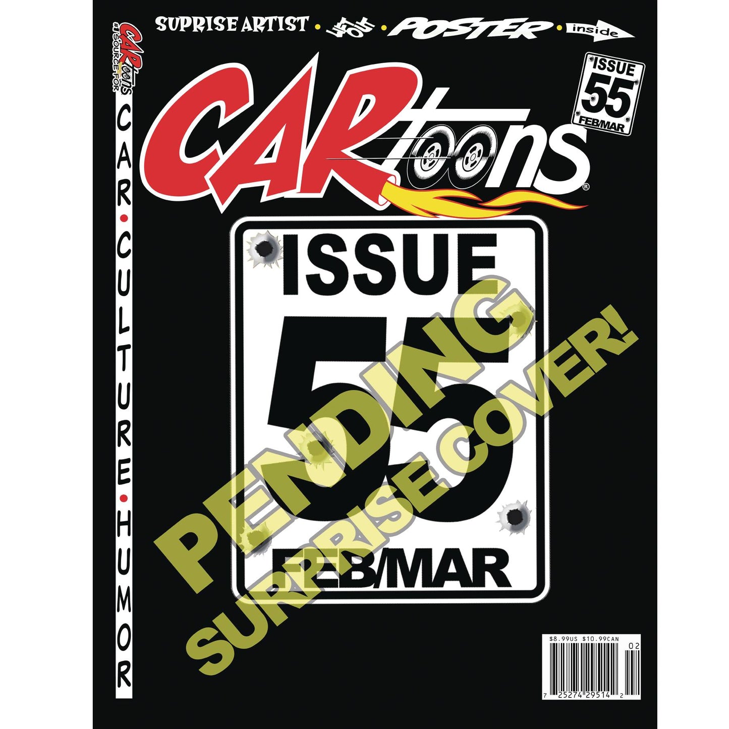 Cartoons Magazine #55 Covering All Car Cultures (02/19/2025) Picture Esque Publishing