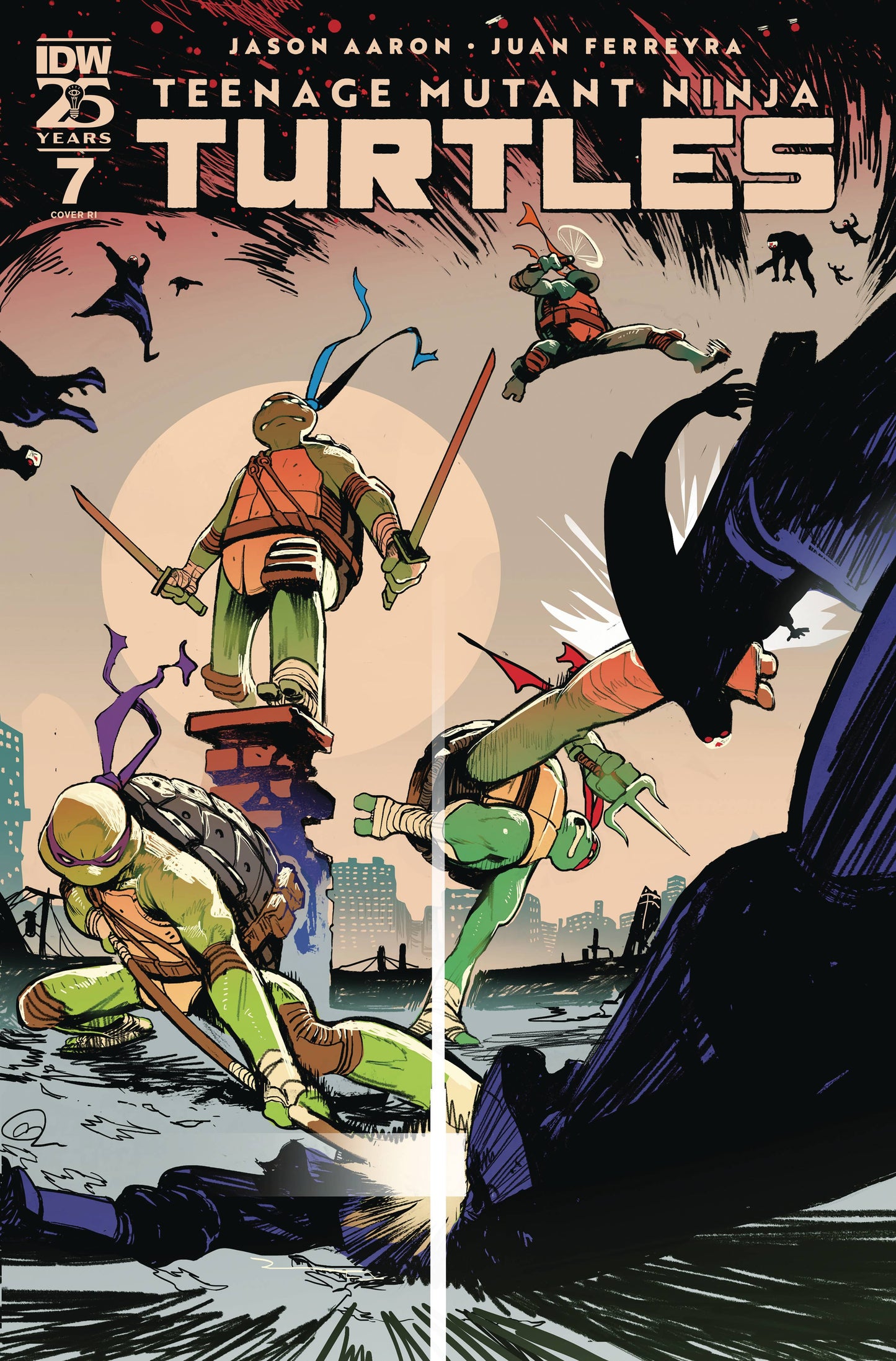 Teenage Mutant Ninja Turtles #7 A1 Cover Set Of 6 1:10 1:25 1:50 (02/26/2025) Idw