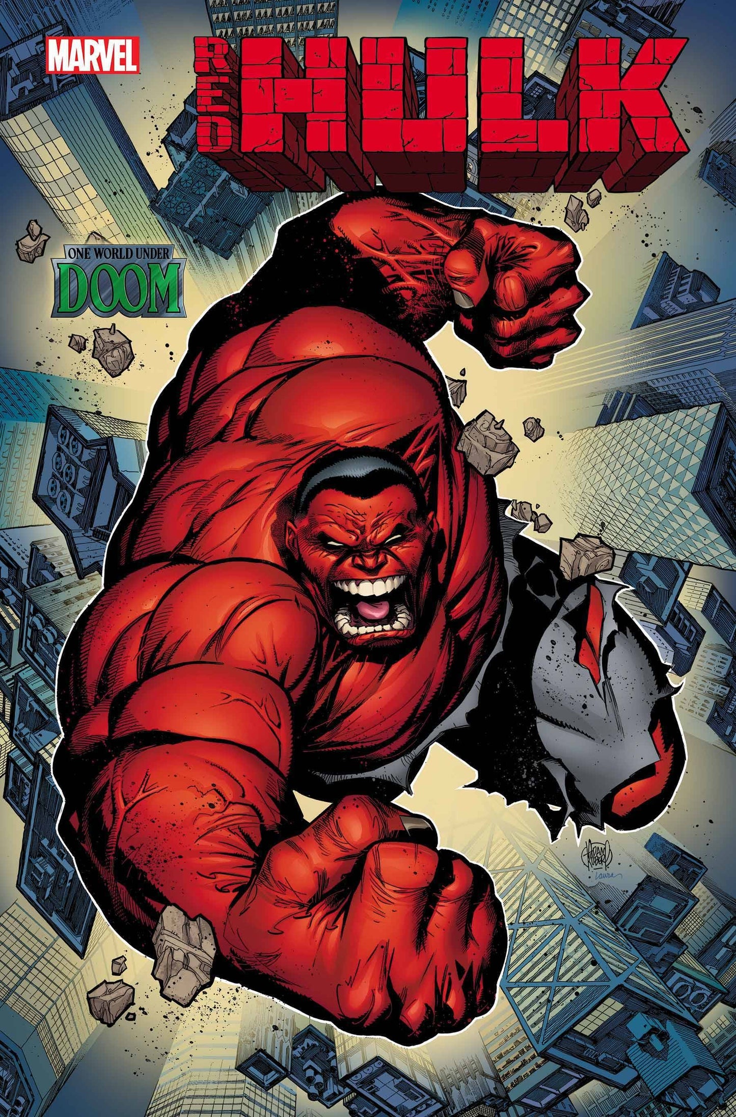 Red Hulk #1 A1 Cover Set Of 9 1:25 1:100 (02/26/2025) Marvel