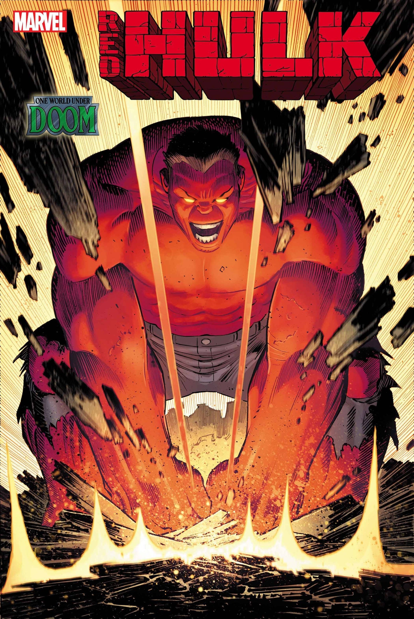 Red Hulk #1 A1 Cover Set Of 9 1:25 1:100 (02/26/2025) Marvel