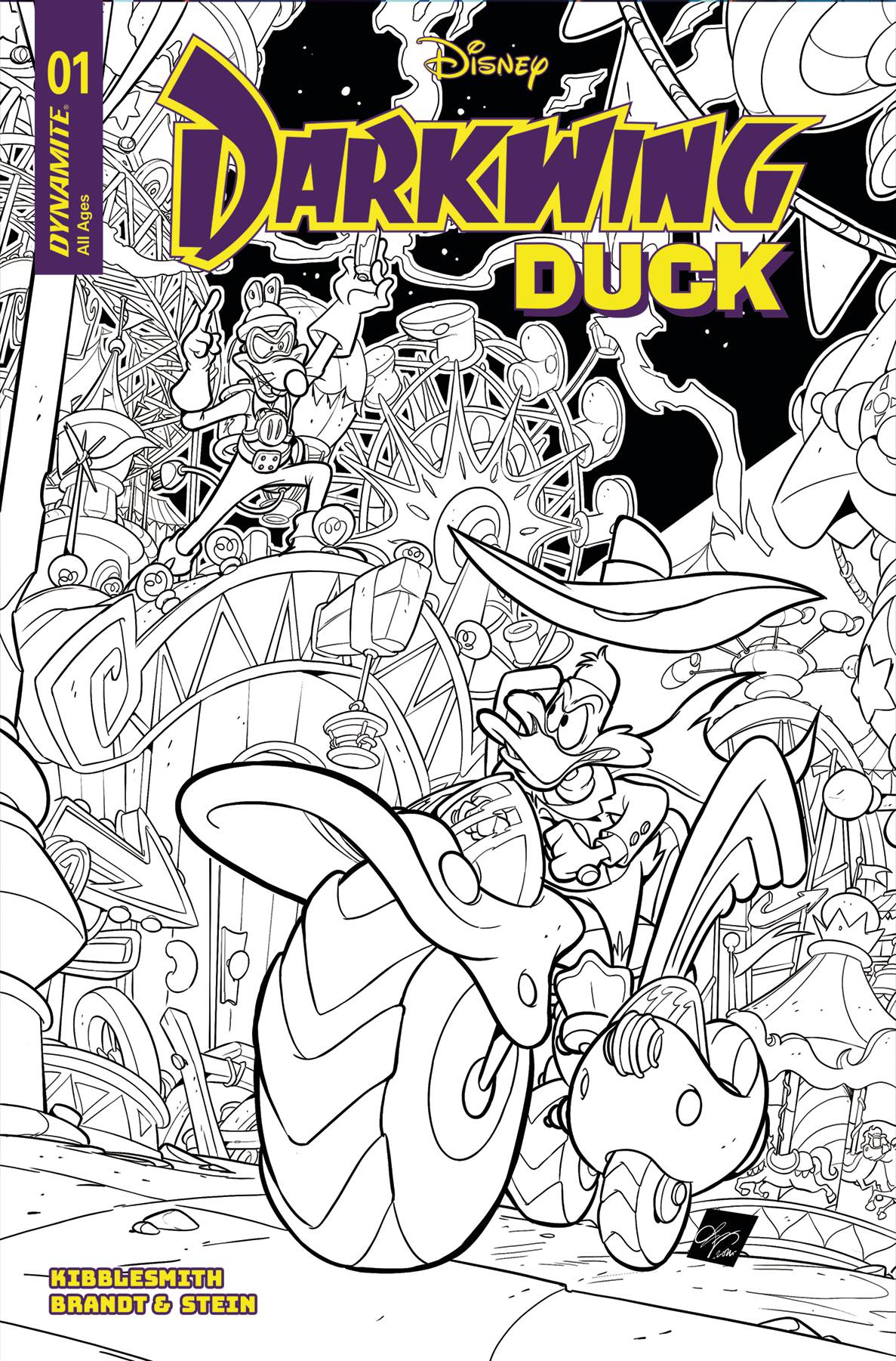 Darkwing Duck #1 M 1:10 Ciro Cangialosi Line Art Variant (02/12/2025) Dynamite