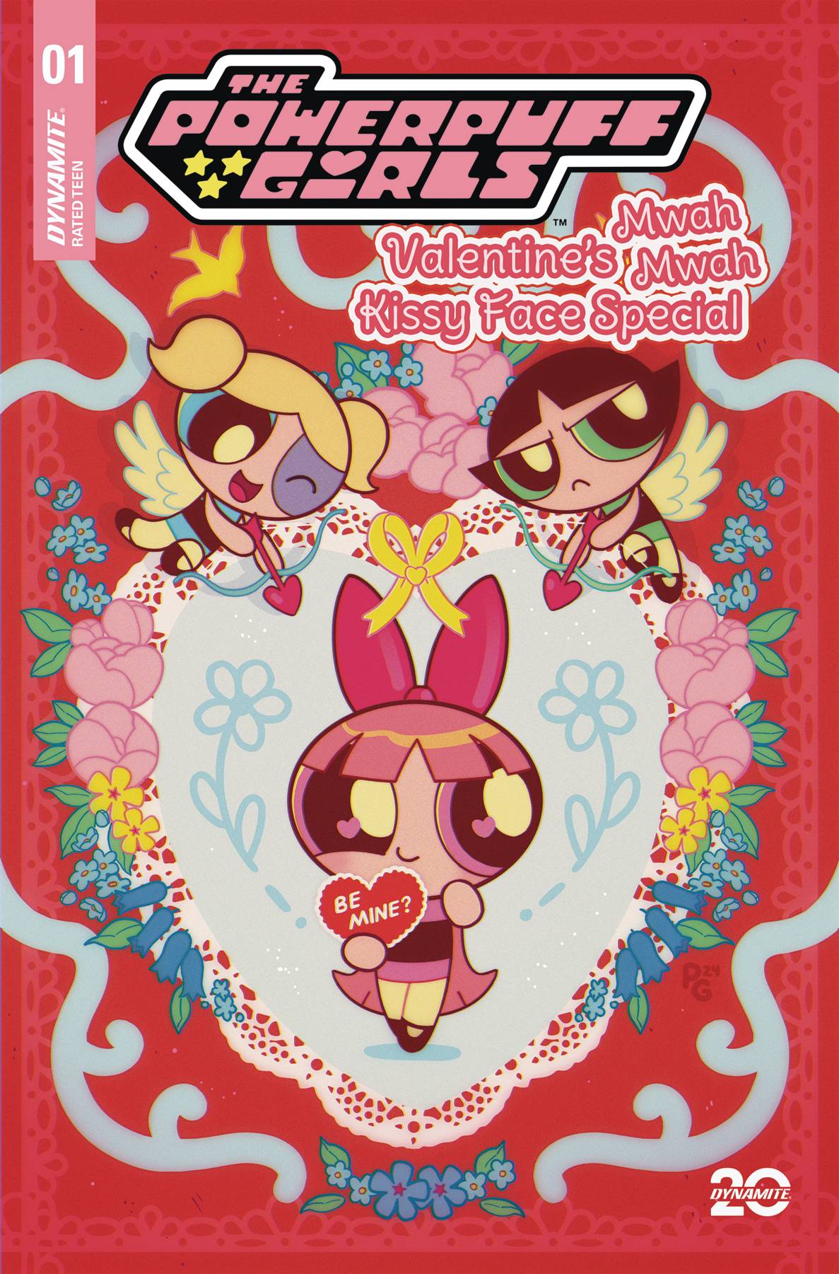 Powerpuff Girls Valentines Kissy Face Sp #1 A Paulina Ganucheau (02/12/2025) Dynamite