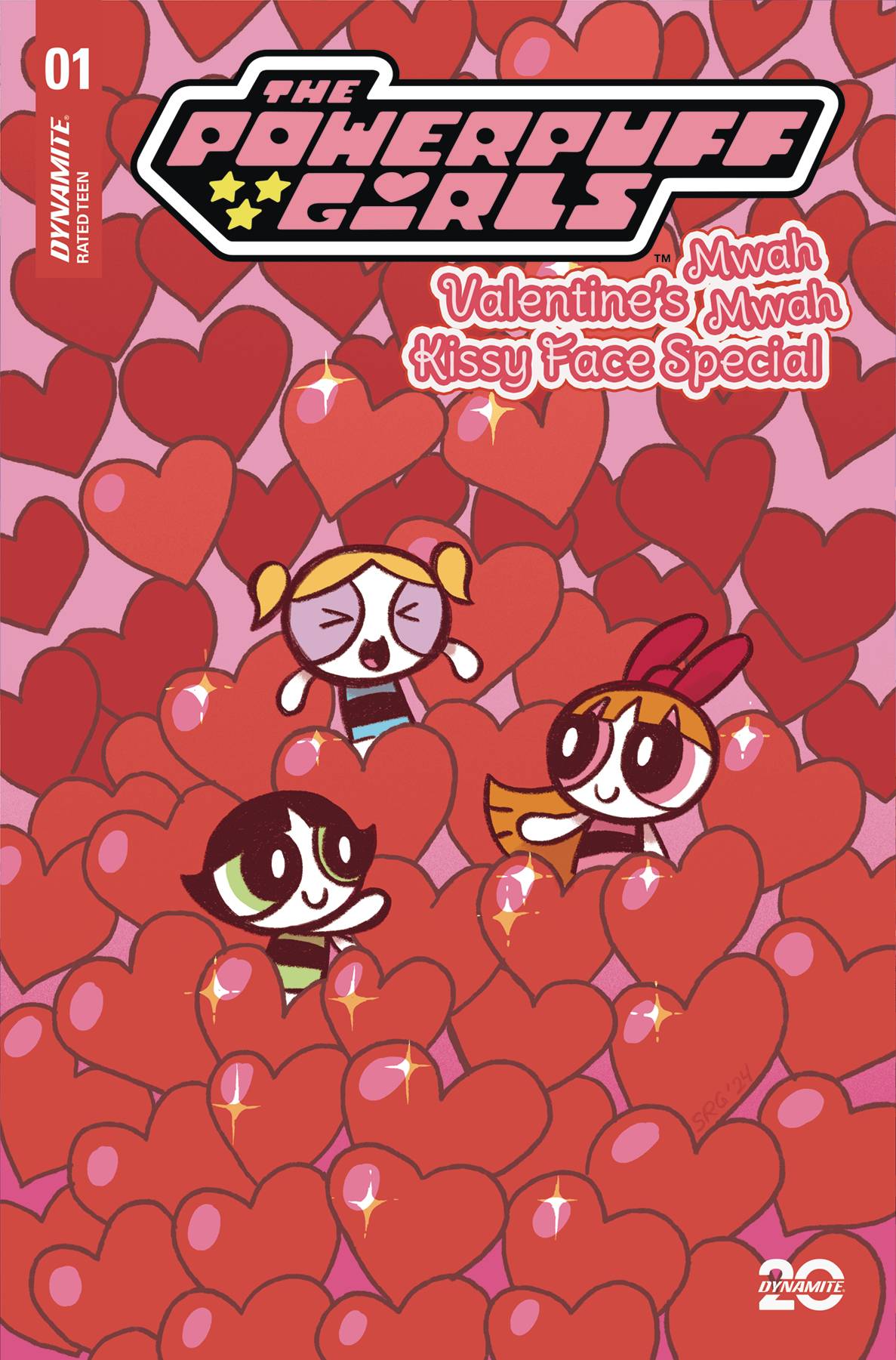 Powerpuff Girls Valentines Kissy Face Sp #1 C Savanna Ganucheau Variant (02/12/2025) Dynamite