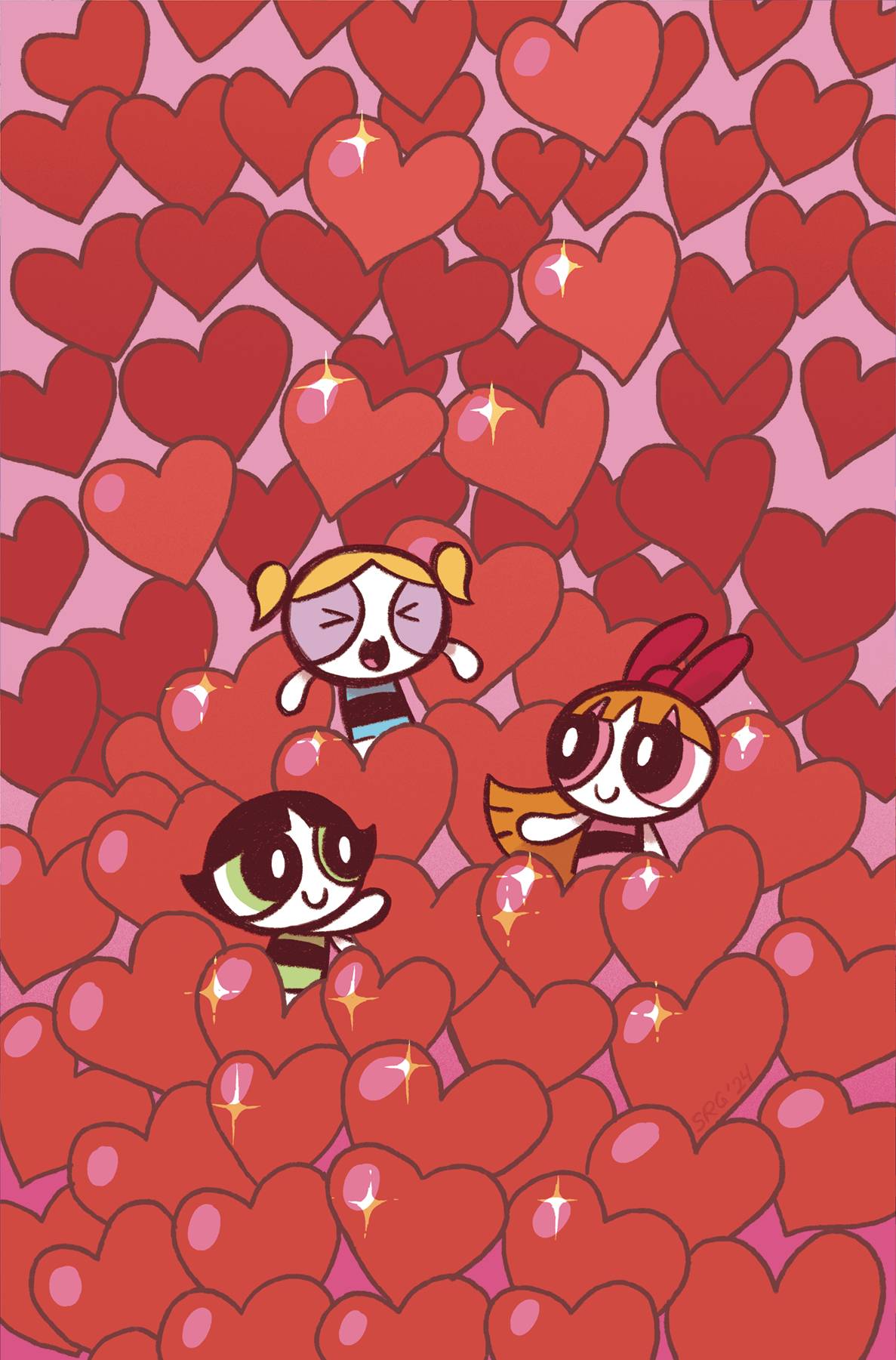 Powerpuff Girls Valentines Kissy Face Sp #1 D 1:10 Savanna Ganucheau Variant (02/12/2025) Dynamite