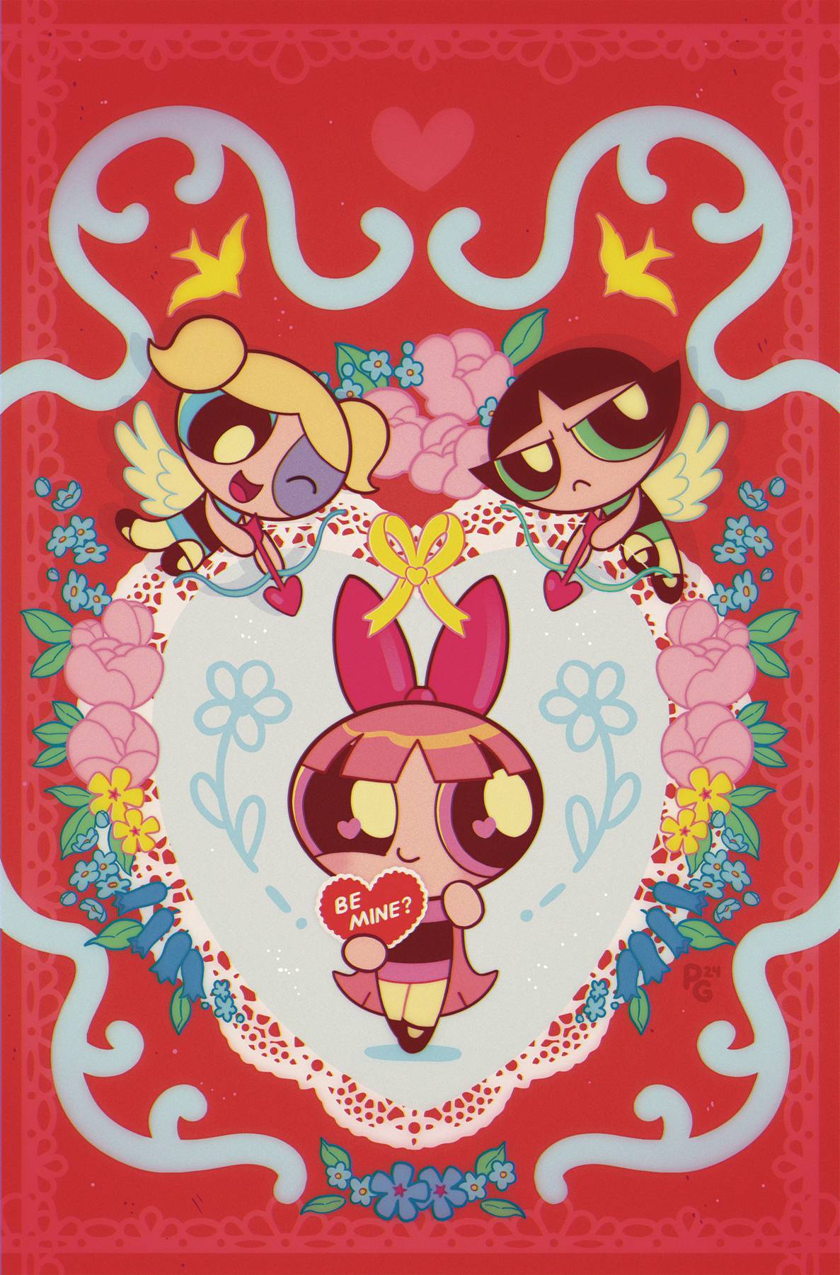 Powerpuff Girls Valentines Kissy Face Sp #1 F 1:20 Paulina Ganucheau Variant (02/12/2025) Dynamite