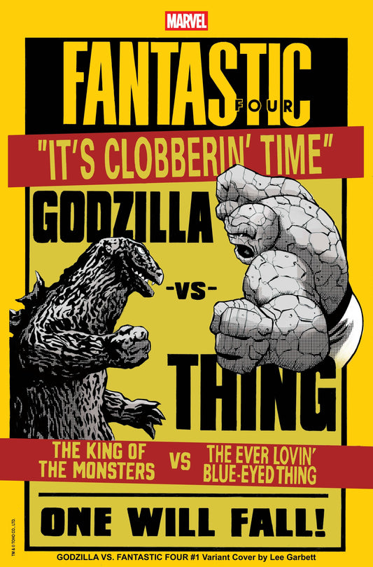 Godzilla Vs. Fantastic Four #1 B Lee Garbett Versus Variant (03/19/2025) Marvel