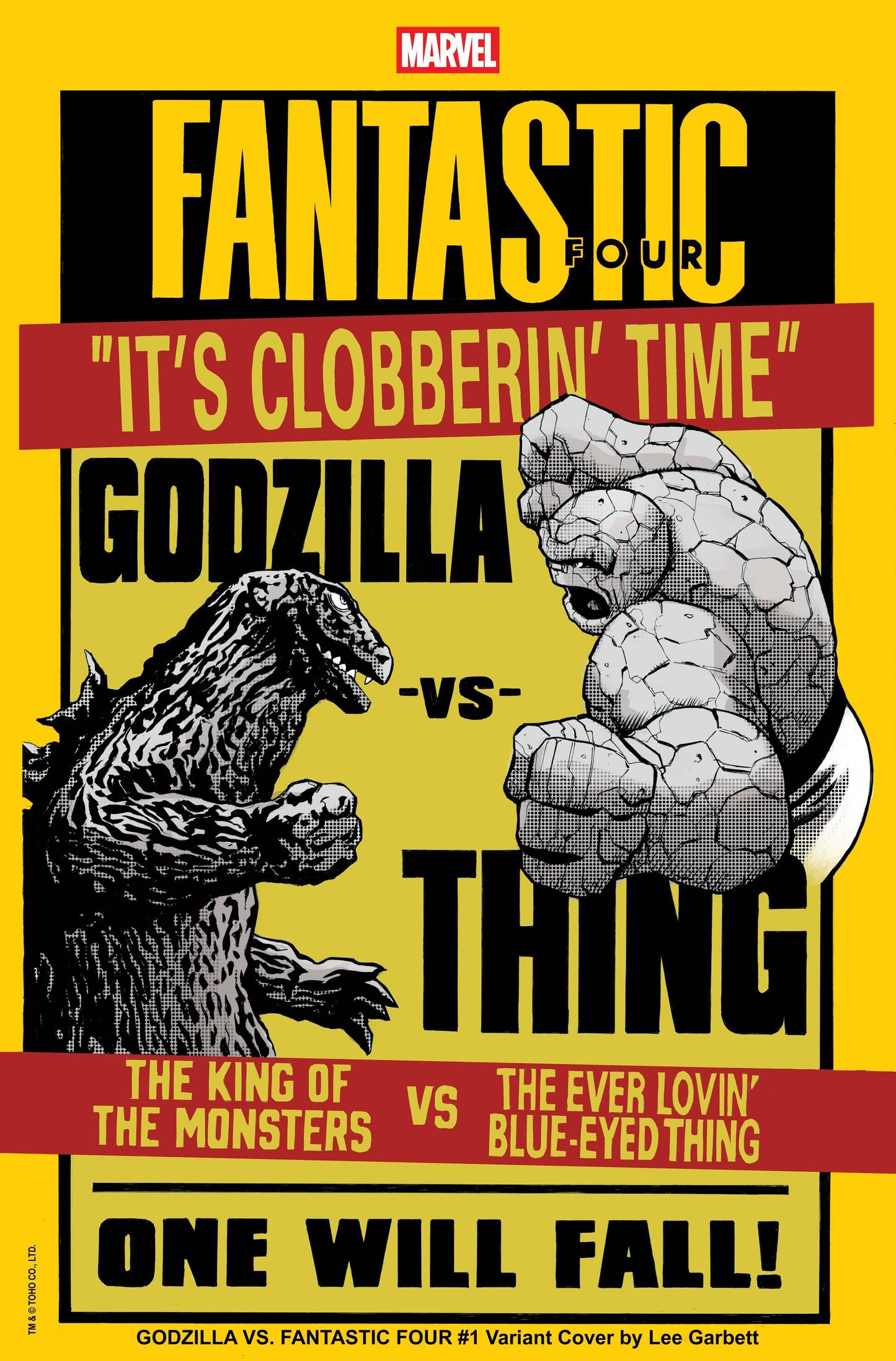 Godzilla Vs. Fantastic Four #1 A1 Cover Set Of 9 1:25 1:100 (03/19/2025) Marvel