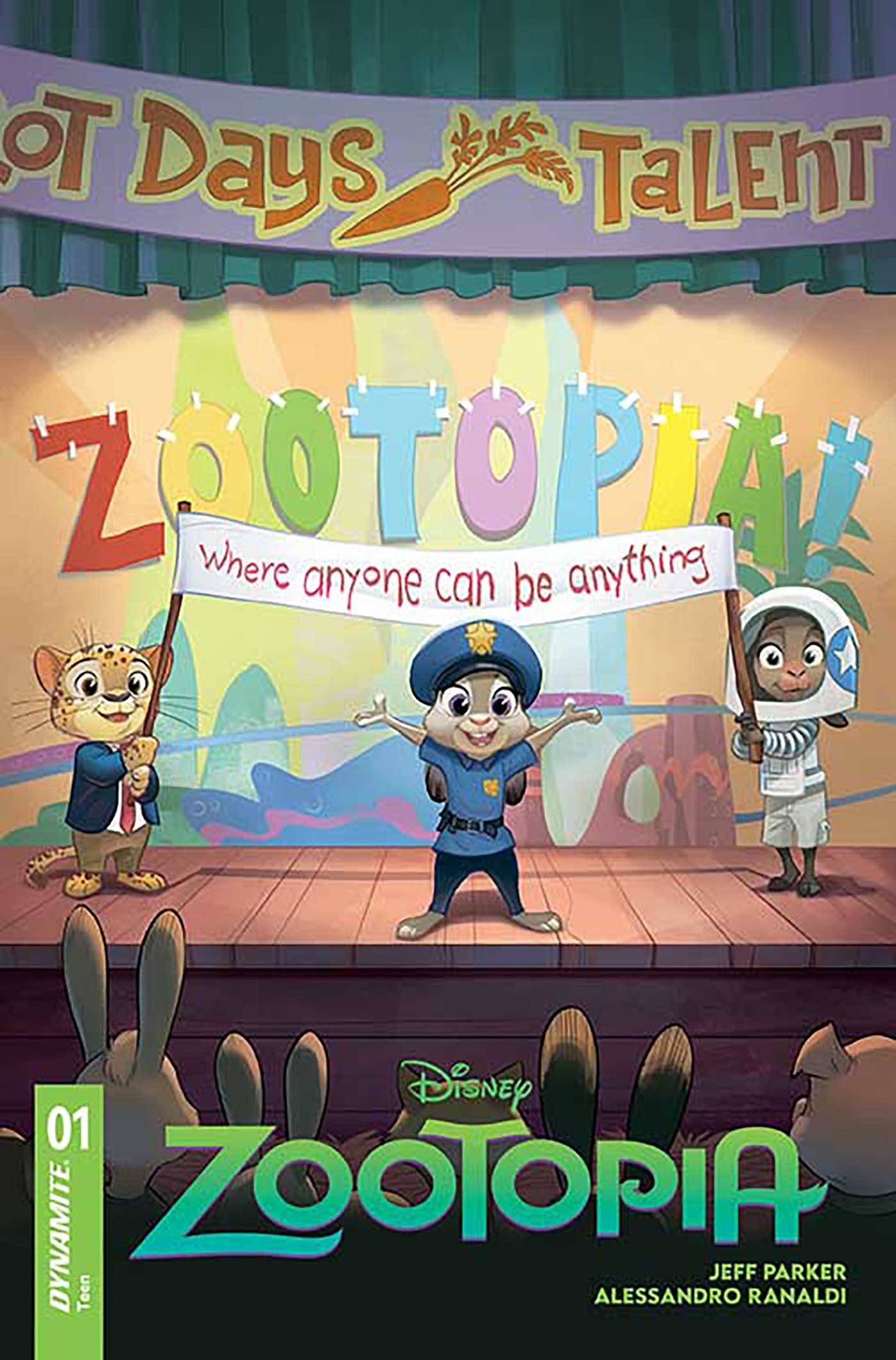 Zootopia #1 U 1:5 Foc Storybook Trade Dress Foil Variant (01/08/2025) Dynamite