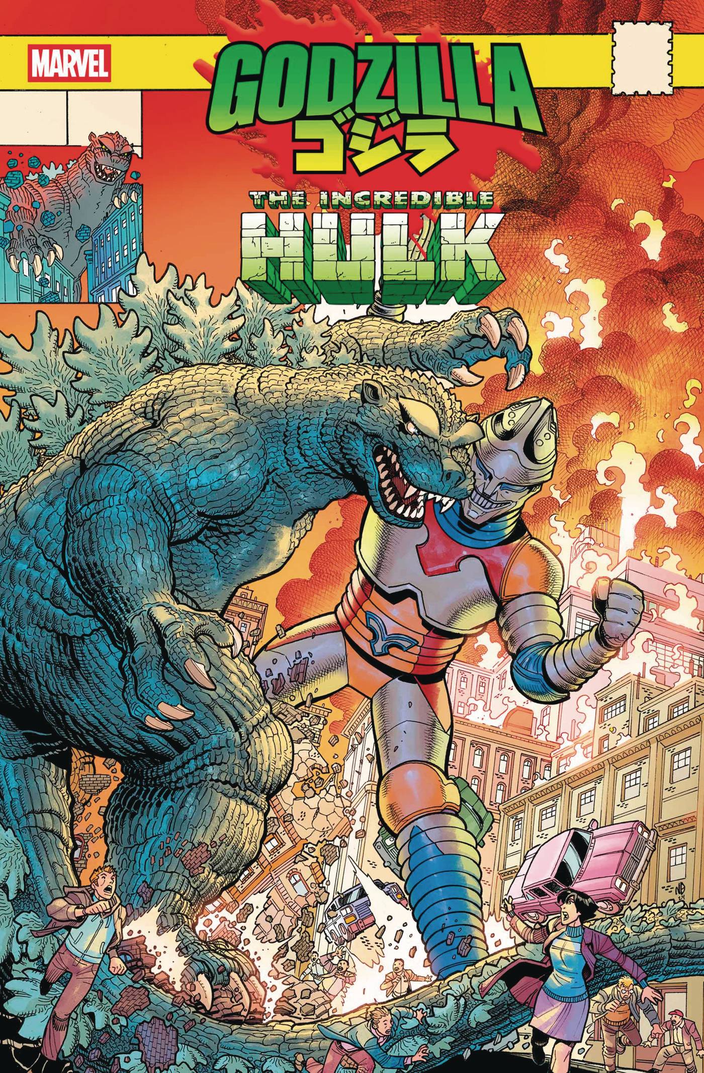 Godzilla Vs Hulk #1 A1 Cover Set Of 10 1:25 1:100 (04/16/2025) Marvel