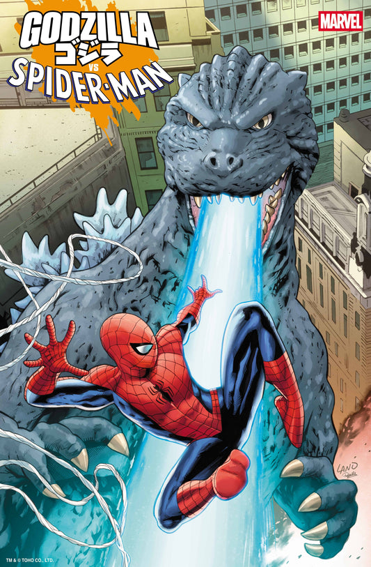 Godzilla Vs Spider-Man #1 I 1:25 Greg Land Variant (04/30/2025) Marvel