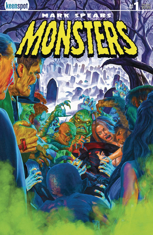 Mark Spears Monsters #1 4th Print A Graveyard Variant (02/26/2025) KEENSPOT