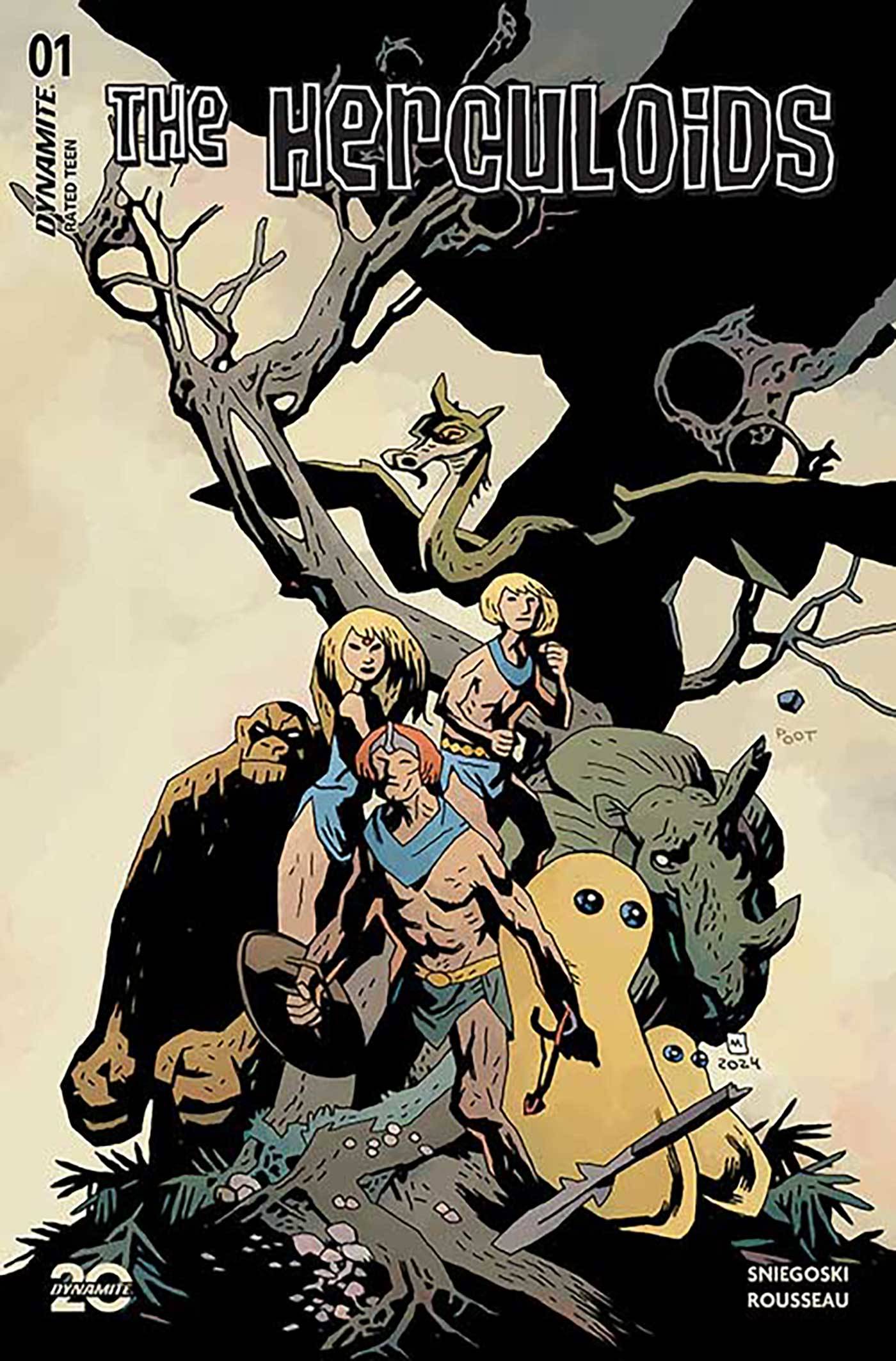 Herculoids #1 ZF 1:10 Mike Mignola Foil Variant (02/19/2025) Dynamite