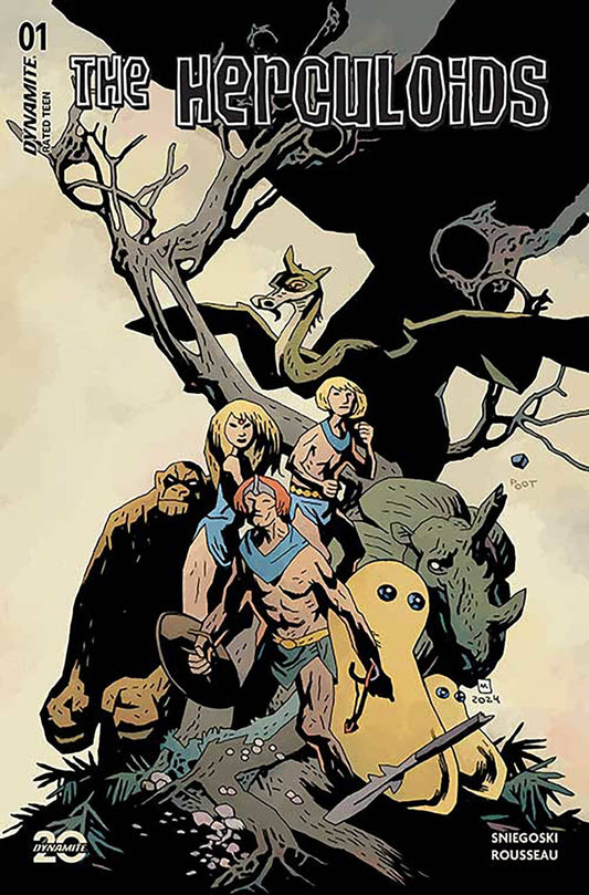 Herculoids #1 ZF 1:10 Mike Mignola Foil Variant (02/19/2025) Dynamite