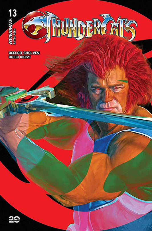 Thundercats #13 Za 1:7 Mark Spears Red Bkgr Foil Variant (02/26/2025) Dynamite