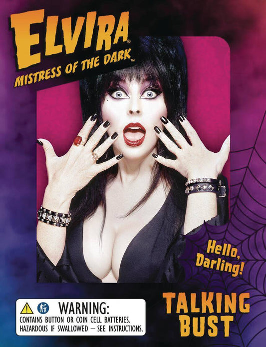 Elvira Talking Bust Kit (C: 0-1-0) (07/30/2025) Running Press