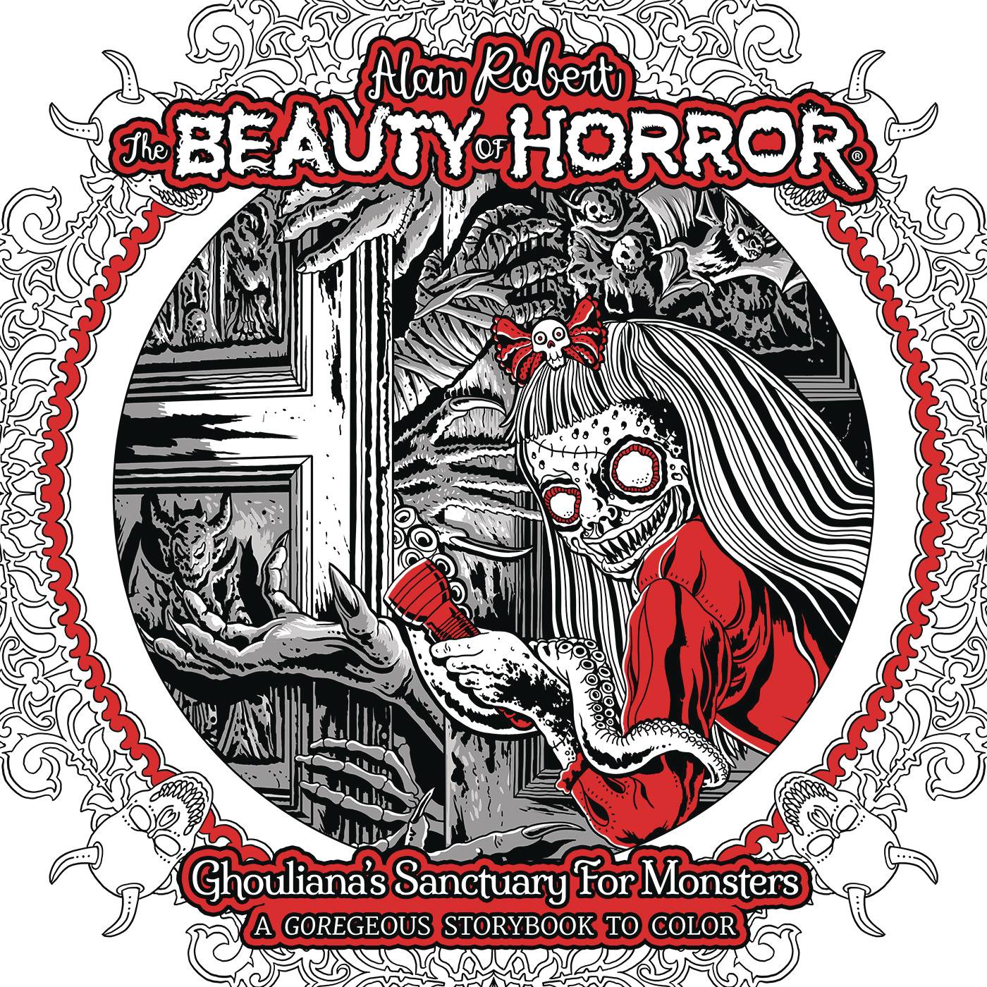Beauty Of Horror Ghoulianas Sanctuary Coloring Book Sc (08/06/2025) Idw