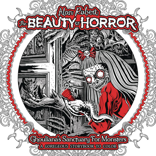 Beauty Of Horror Ghoulianas Sanctuary Coloring Book Sc (08/06/2025) Idw