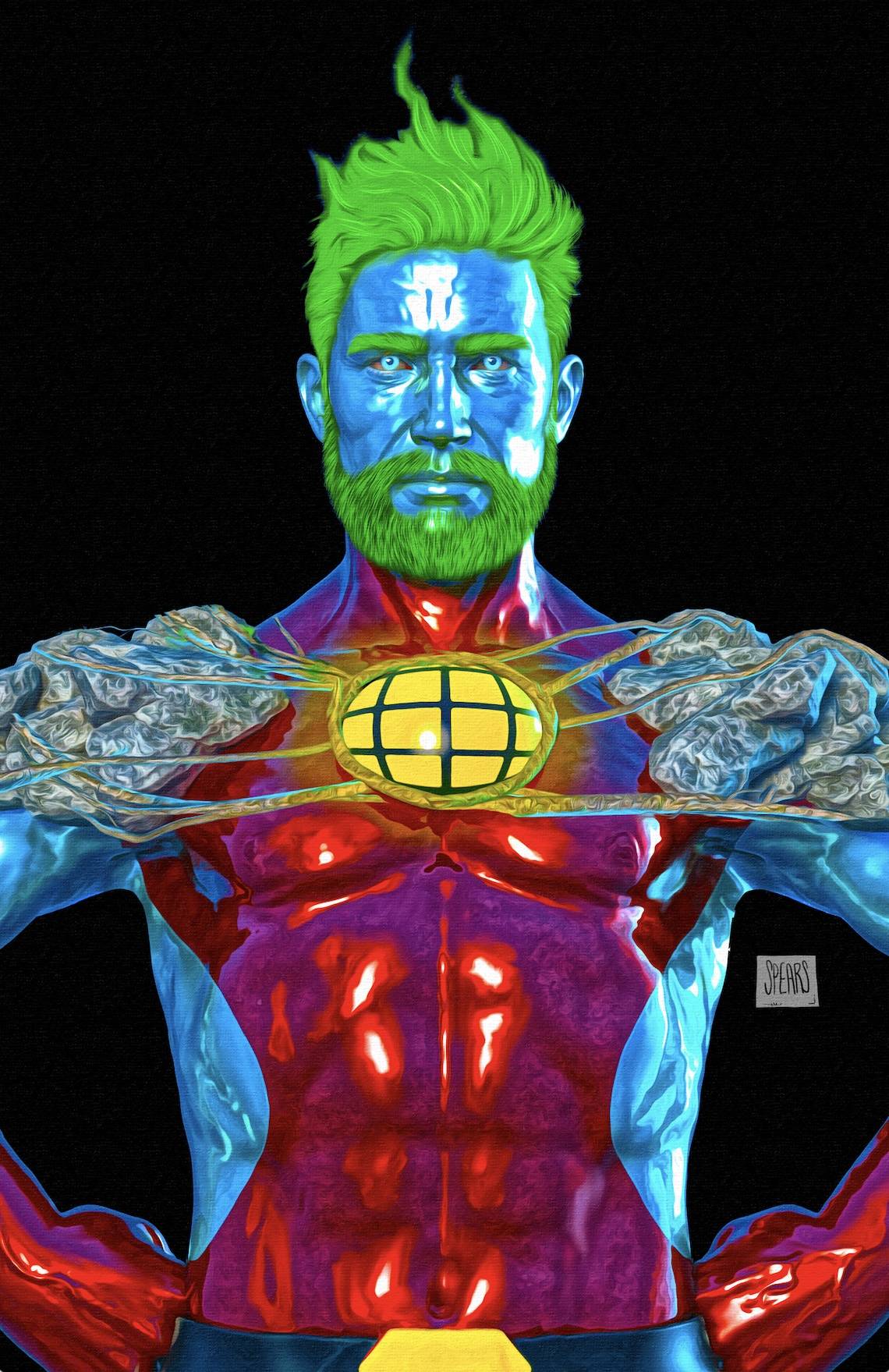 Captain Planet #1 W Foc 1:10 Mark Spears Black Virgin Variant (05/07/2025) Dynamite