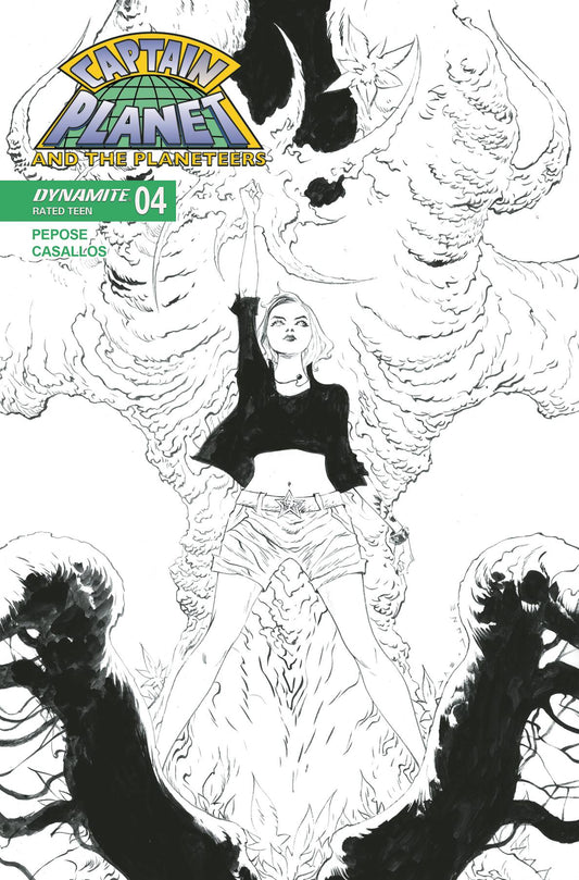 Captain Planet #4 G 1:10 Lee Line Art Variant (09/03/2025) Dynamite