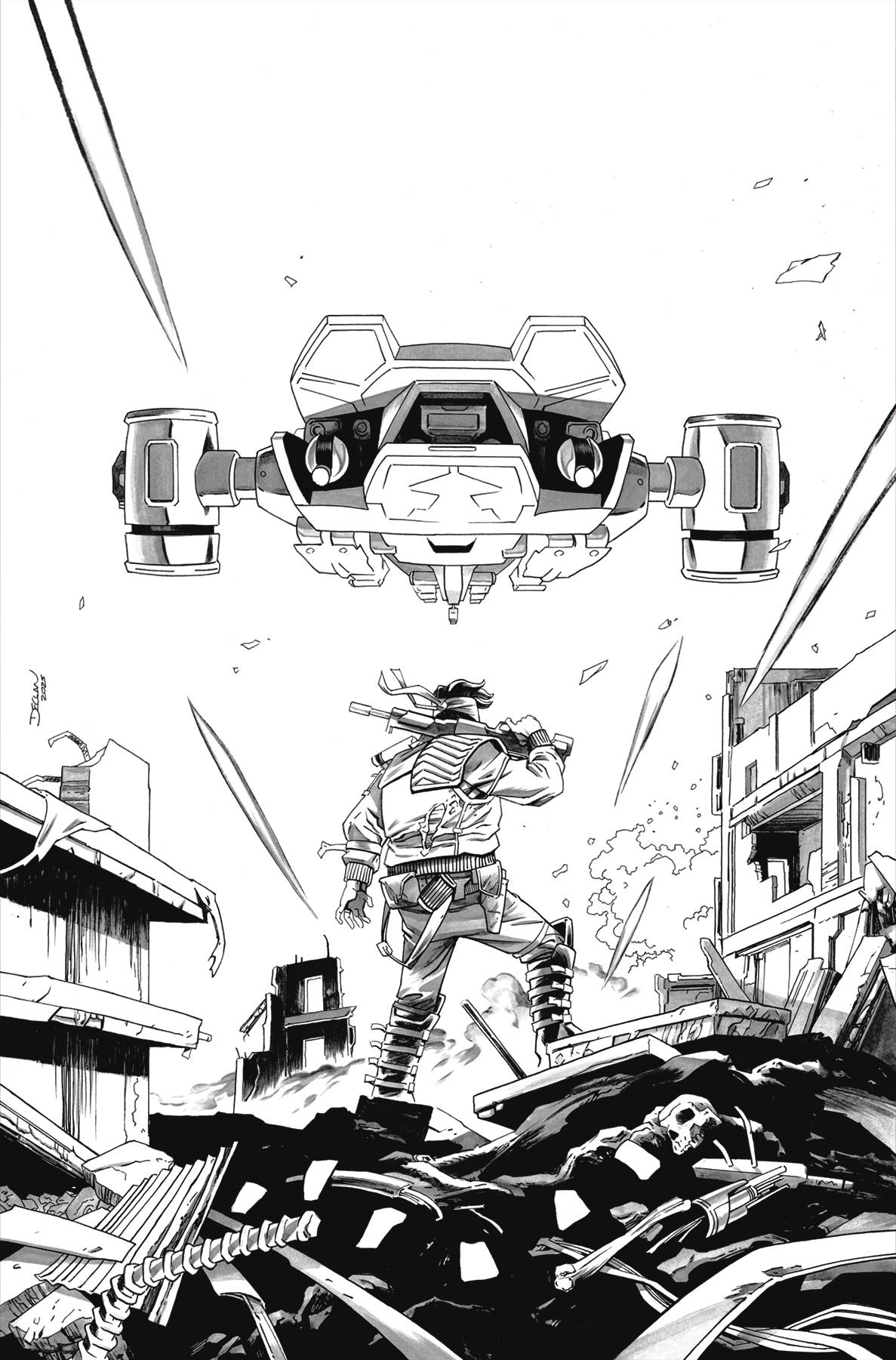 Terminator #10 H 1:15 Declan Shalvey Line Art Virgin Variant (08/20/2025) Dynamite