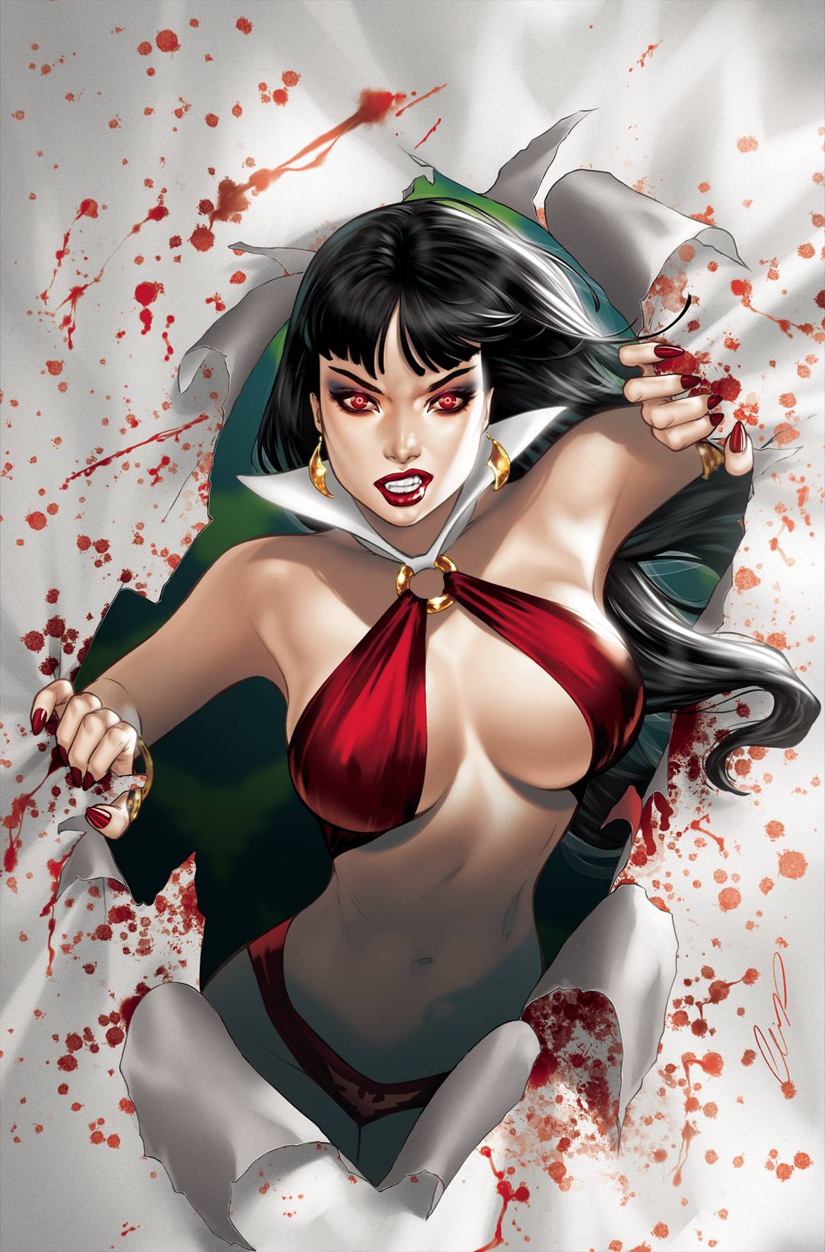 Vampirella (2025) #5 K 1:15 Chatzoudis Virgin Variant (07/23/2025) Dynamite