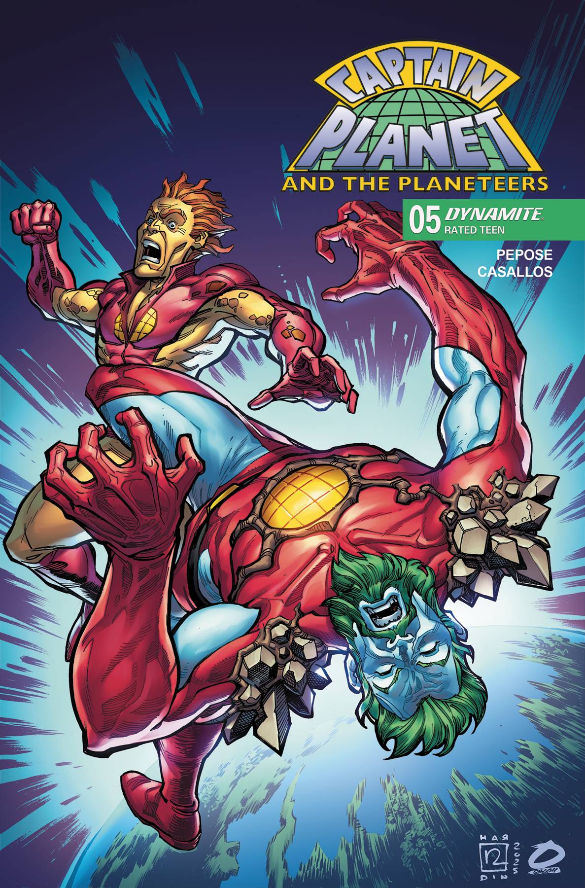 Captain Planet #5 A Chad Hardin (09/17/2025) Dynamite - Golden Apple Comics