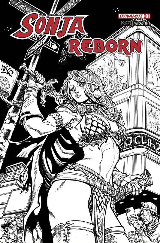 Sonja Reborn #1 O 1:10 Chad Hardin Line Art Variant (08/27/2025) Dynamite