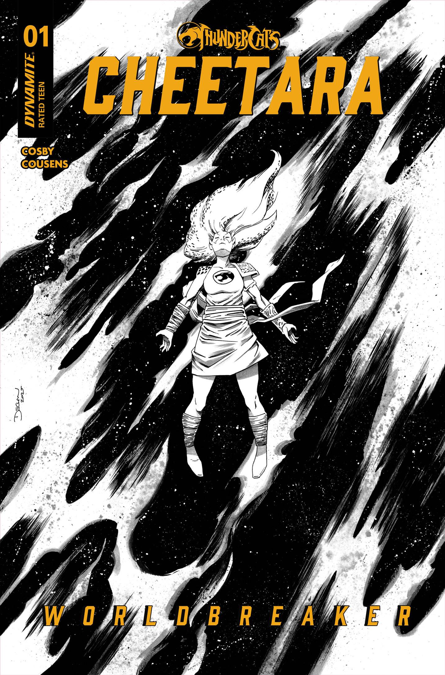 Cheetara Worldbreaker #1 L 1:10 Line Art (10/29/2025) Dynamite - Golden Apple Comics