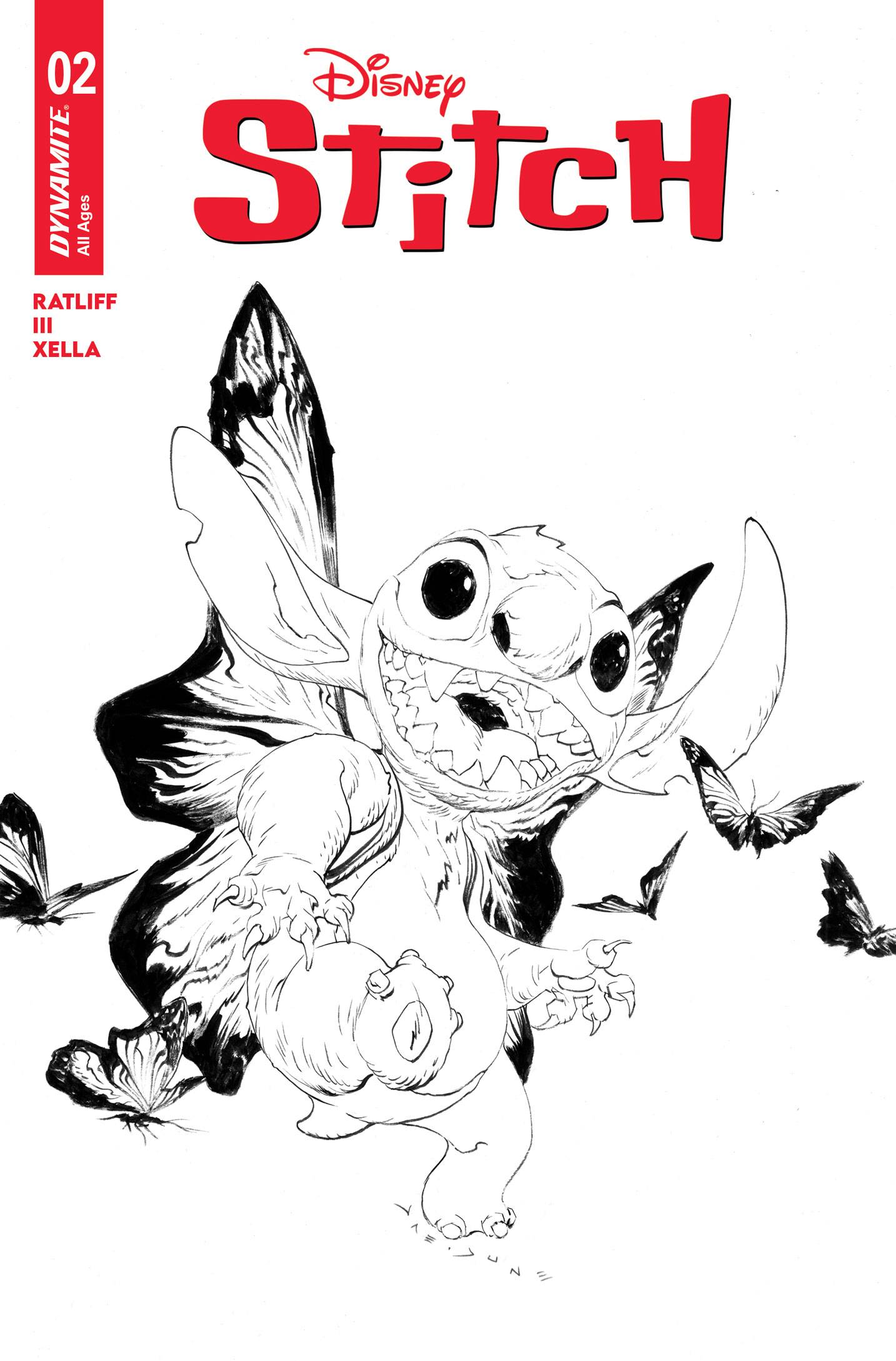 Stitch #2 G 1:10 Jae Lee Line Art (09/10/2025) Dynamite