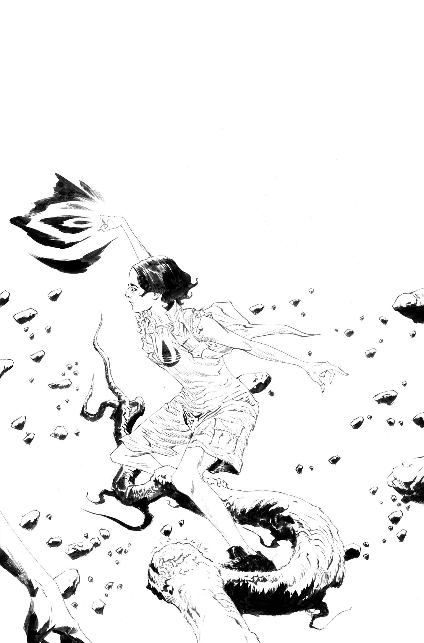 Captain Planet #6 I 1:15 Jae Lee Line Art Virgin (09/24/2025) Dynamite