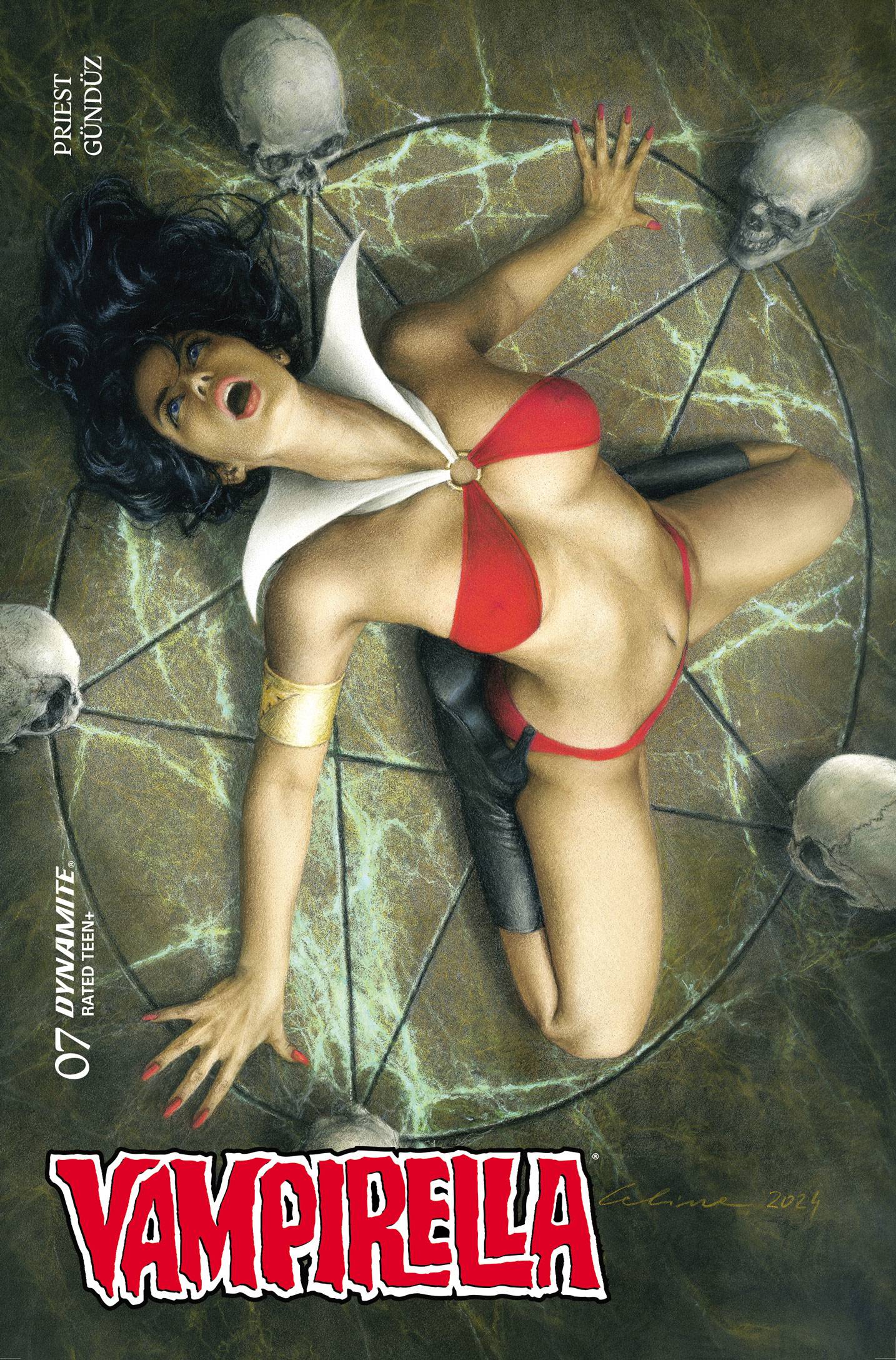 Vampirella (2025) #7 H 1:10 Celina Original (12/03/2025) Dynamite