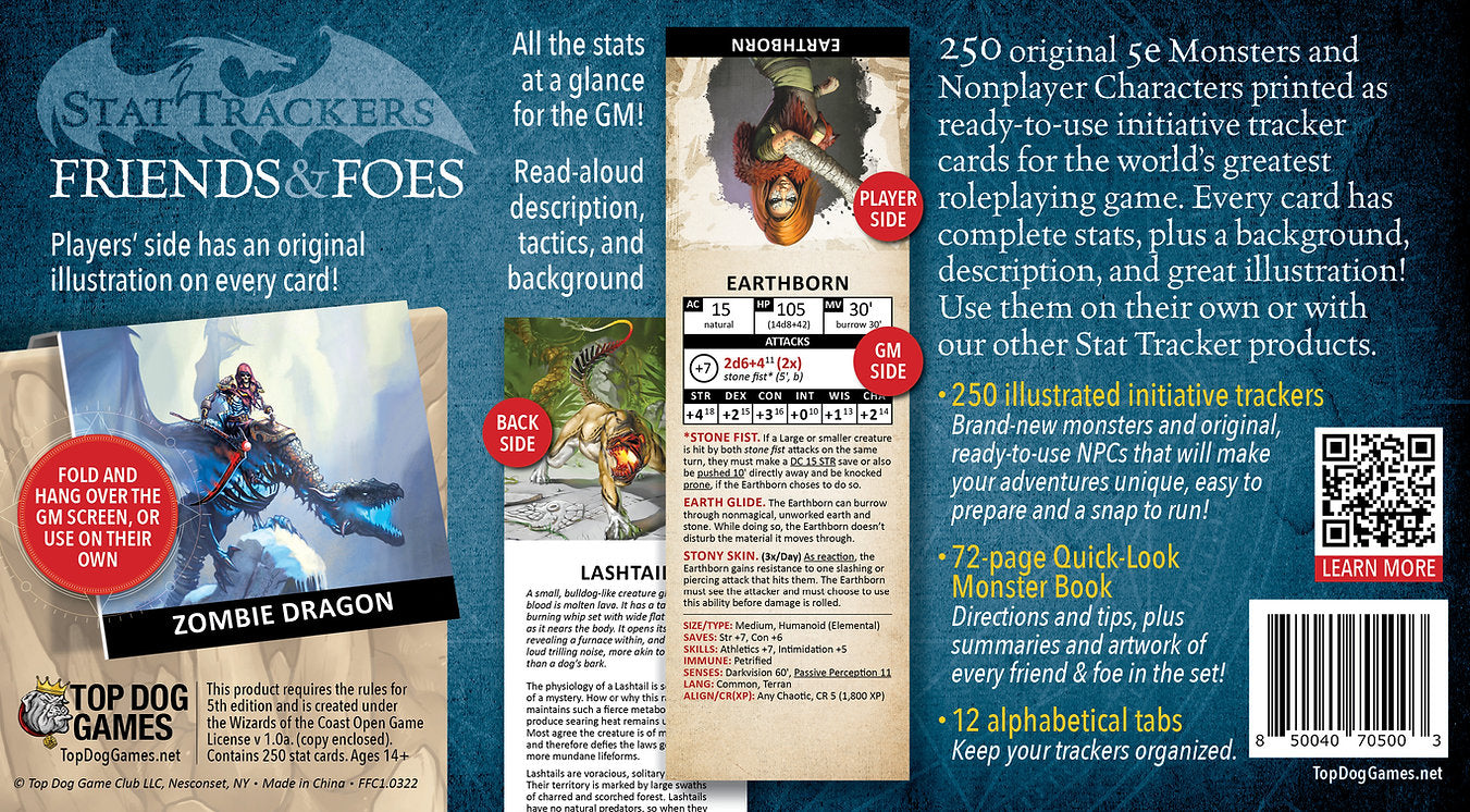 Stat Trackers: Friends & Foes - Collection 1 - Golden Apple Comics